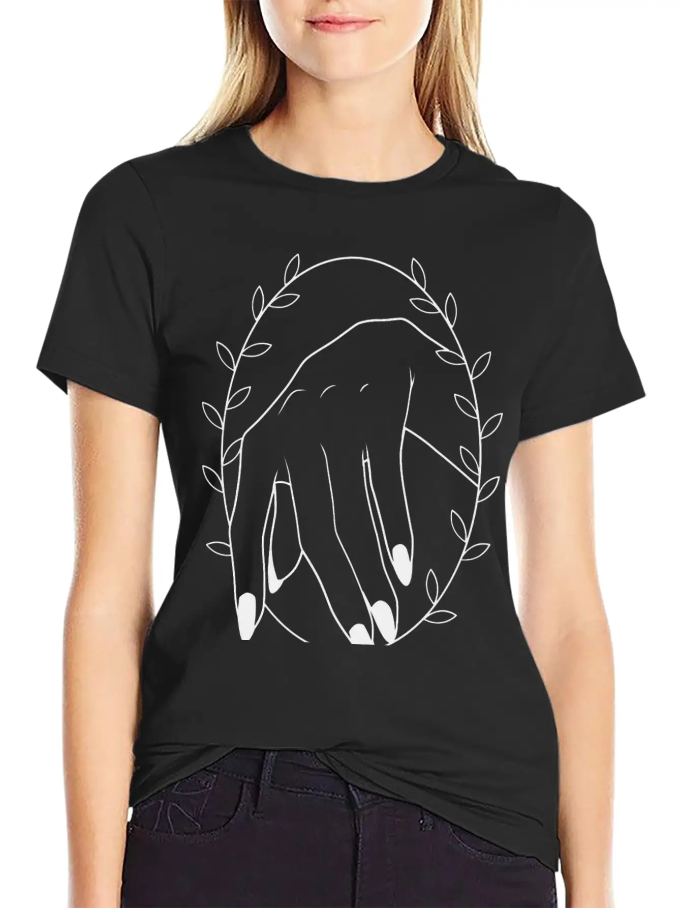 BEAUTIFUL HAND IN CIRCLE Essential Unisex Summer Tee – Soft Cotton Casual Fit
