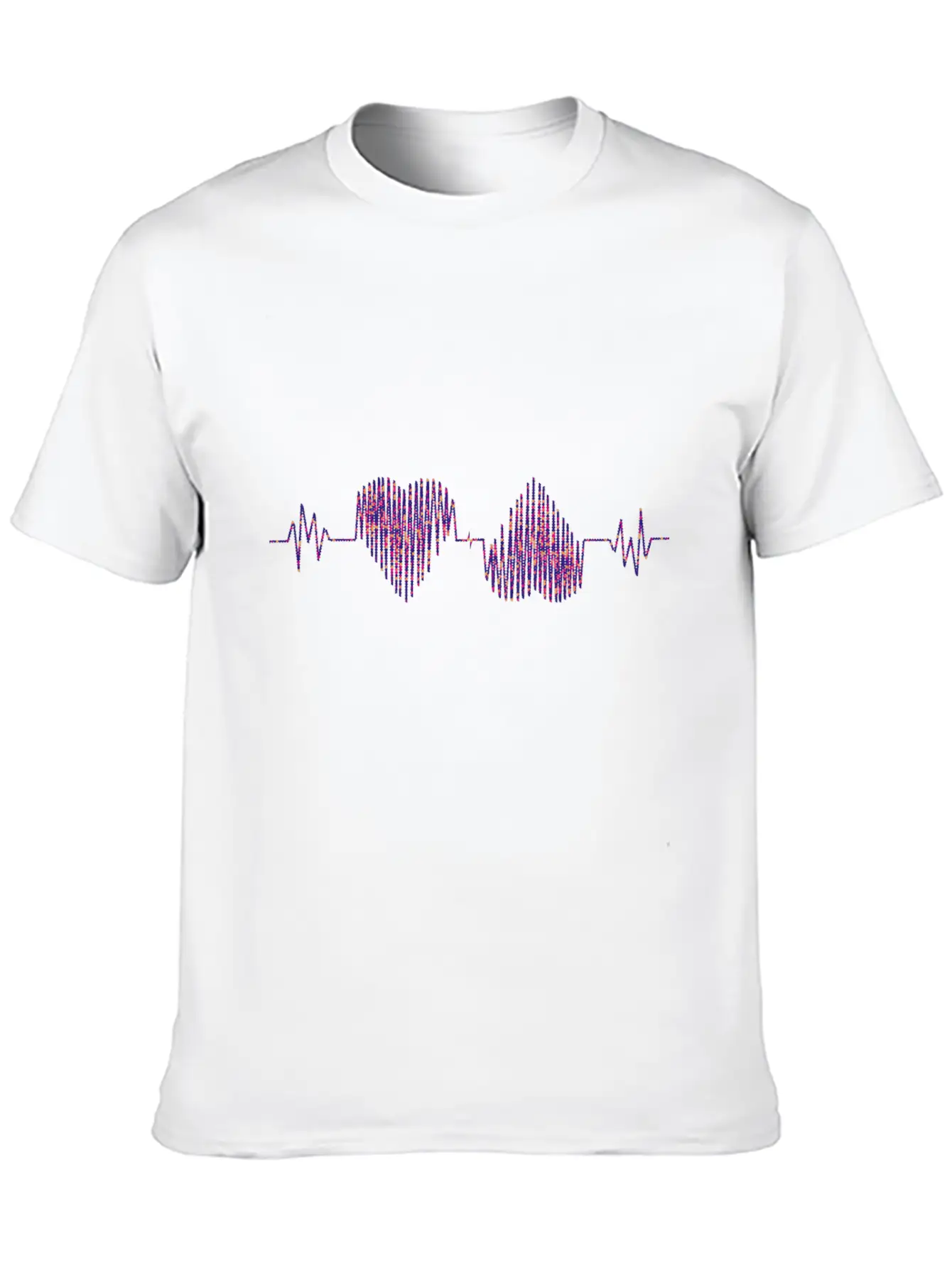 Beautiful Heartbeat Love Heart Design Comfortable Minimalist Graphic Tee – Summer Style Essential