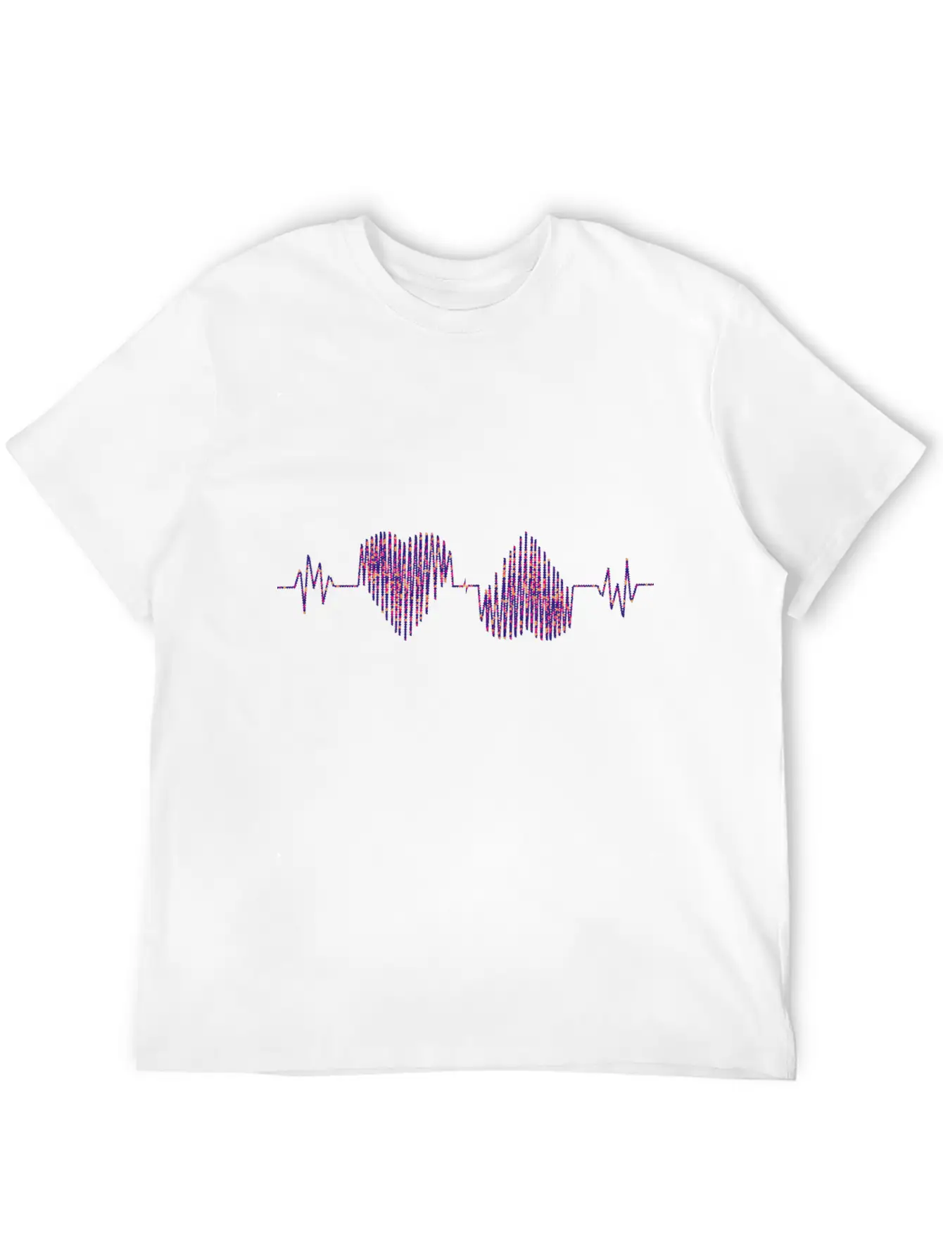 Beautiful Heartbeat Love Heart Design Comfortable Minimalist Graphic Tee – Summer Style Essential