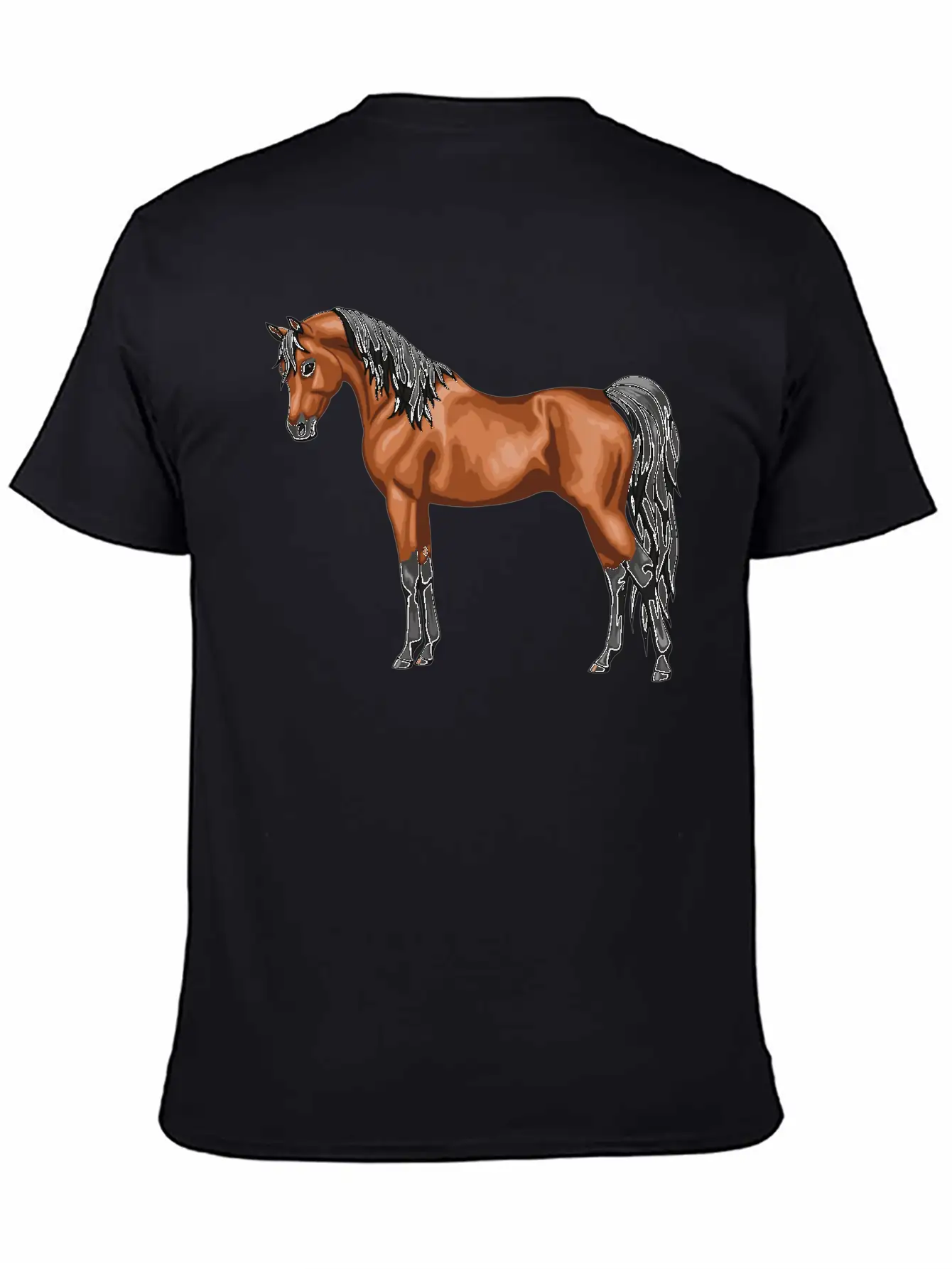 Beautiful Red Bay Egyptian Arabian Horse Lovers Unisex Casual T-Shirt – Clean Design For Daily Comfort