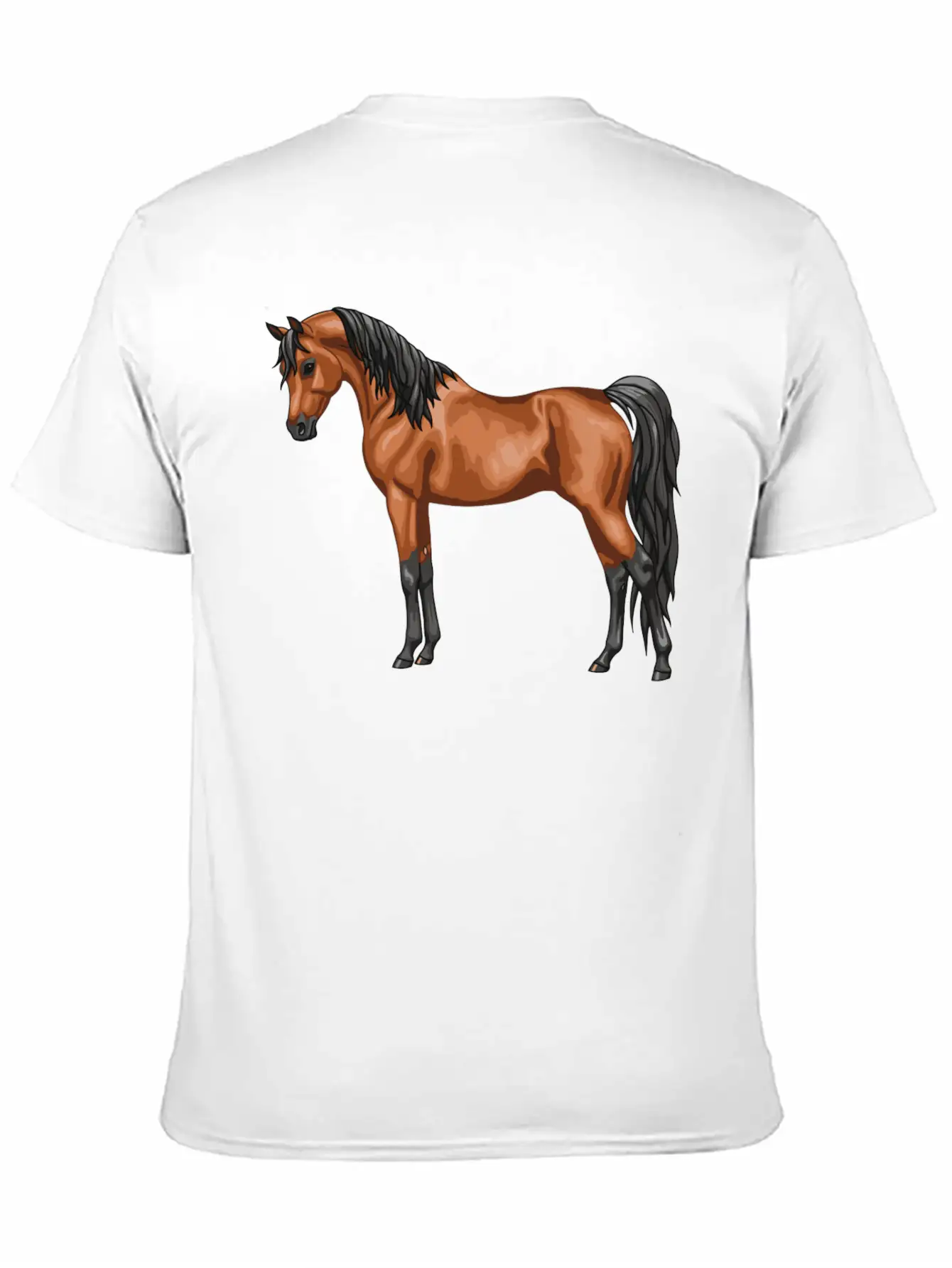 Beautiful Red Bay Egyptian Arabian Horse Lovers Unisex Casual T-Shirt – Clean Design For Daily Comfort