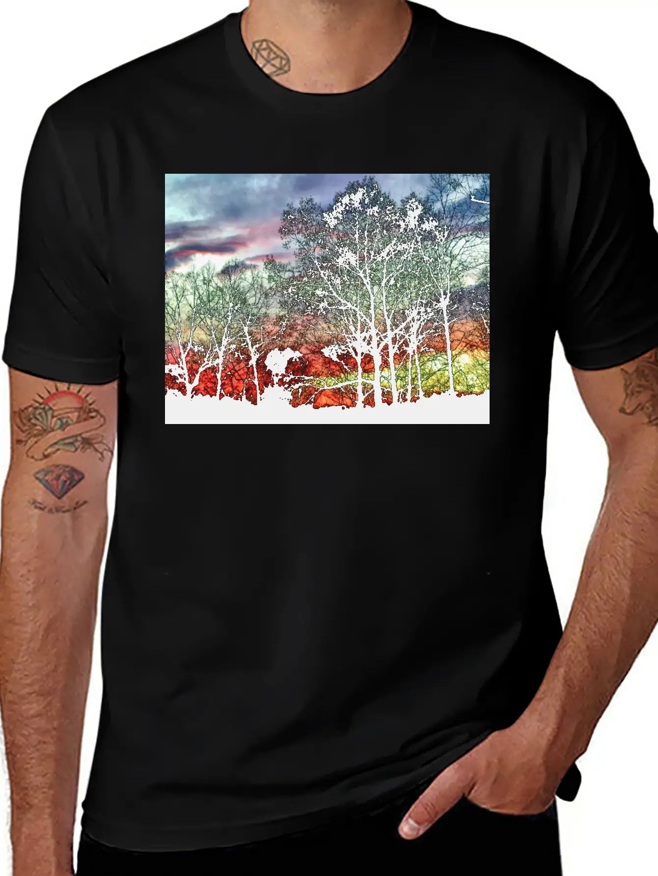 Beautiful Southern Sky T-shirt Stylish Everyday T-Shirt – Unisex Basic Cotton Tee