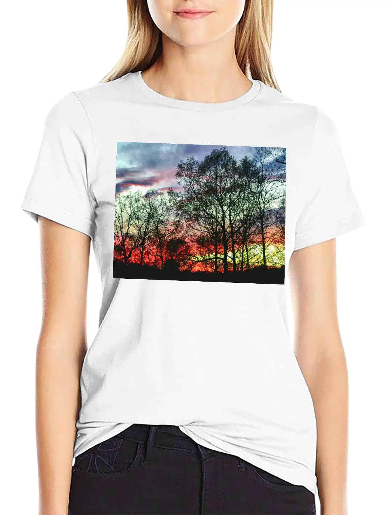 Beautiful Southern Sky T-shirt Stylish Everyday T-Shirt – Unisex Basic Cotton Tee