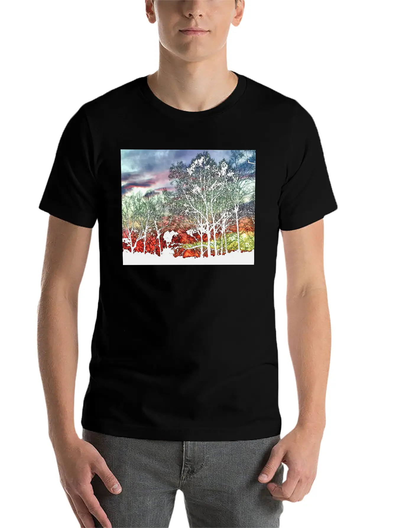 Beautiful Southern Sky T-shirt Stylish Everyday T-Shirt – Unisex Basic Cotton Tee