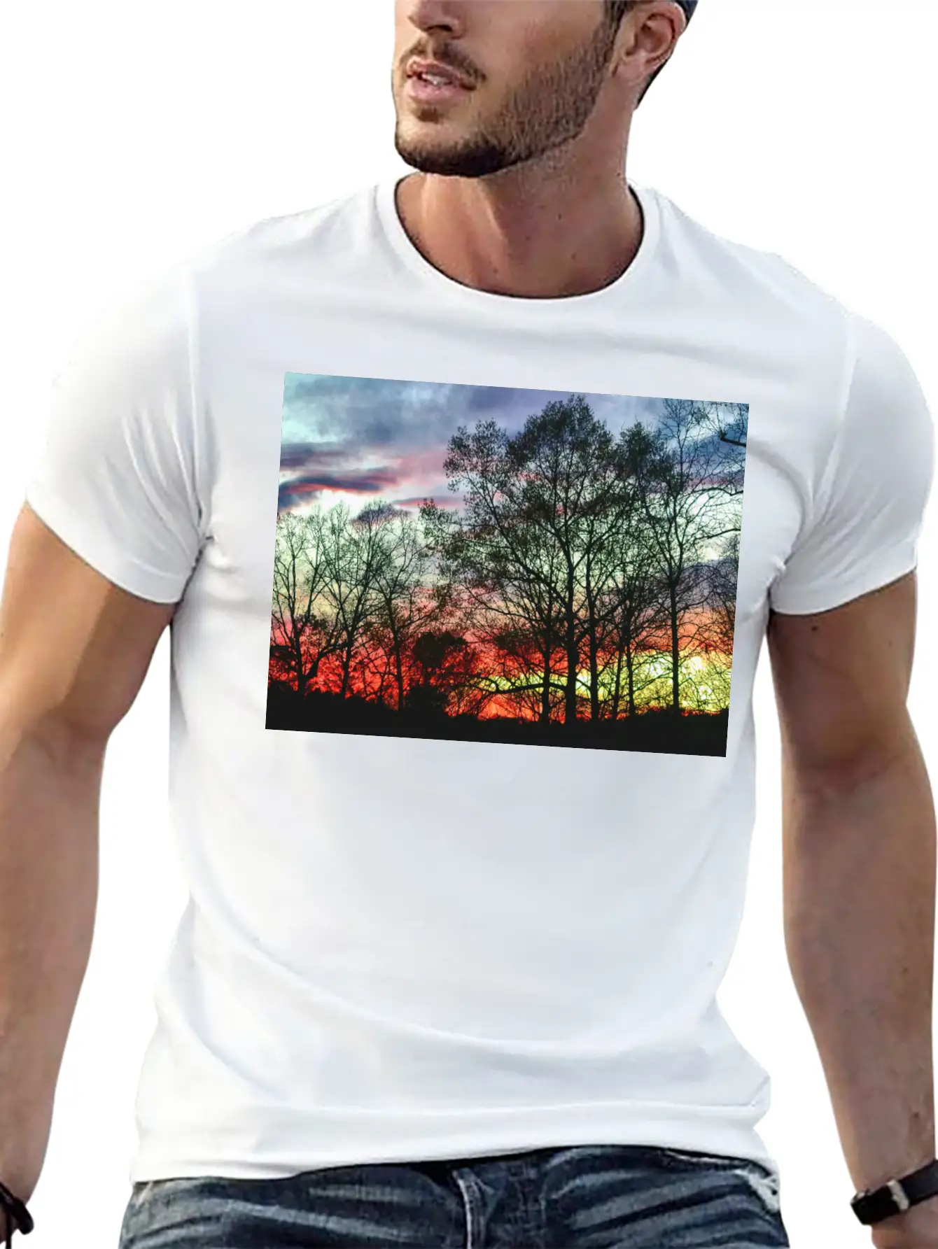 Beautiful Southern Sky T-shirt Stylish Everyday T-Shirt – Unisex Basic Cotton Tee