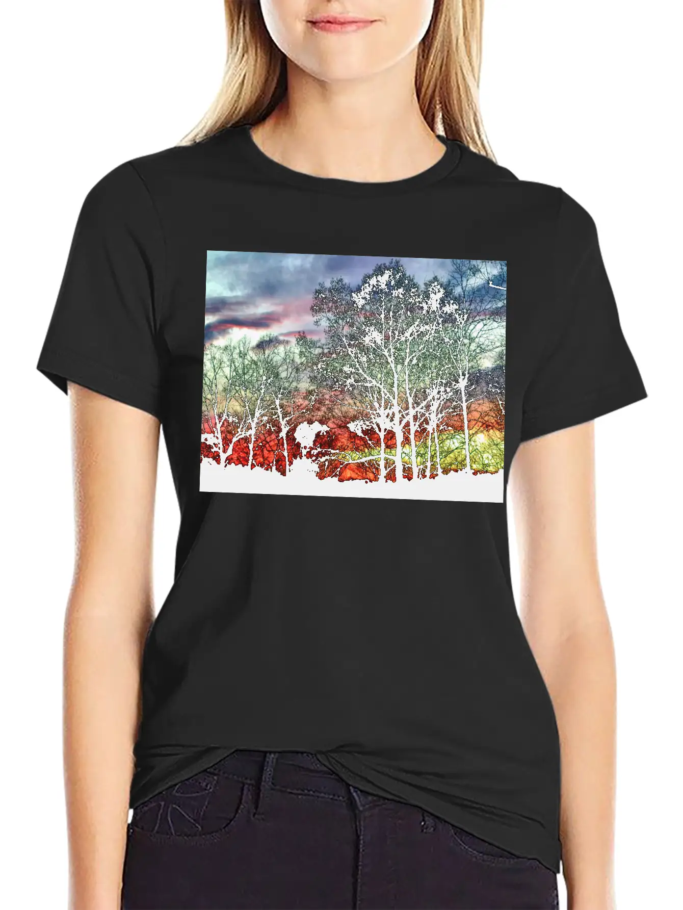 Beautiful Southern Sky T-shirt Stylish Everyday T-Shirt – Unisex Basic Cotton Tee