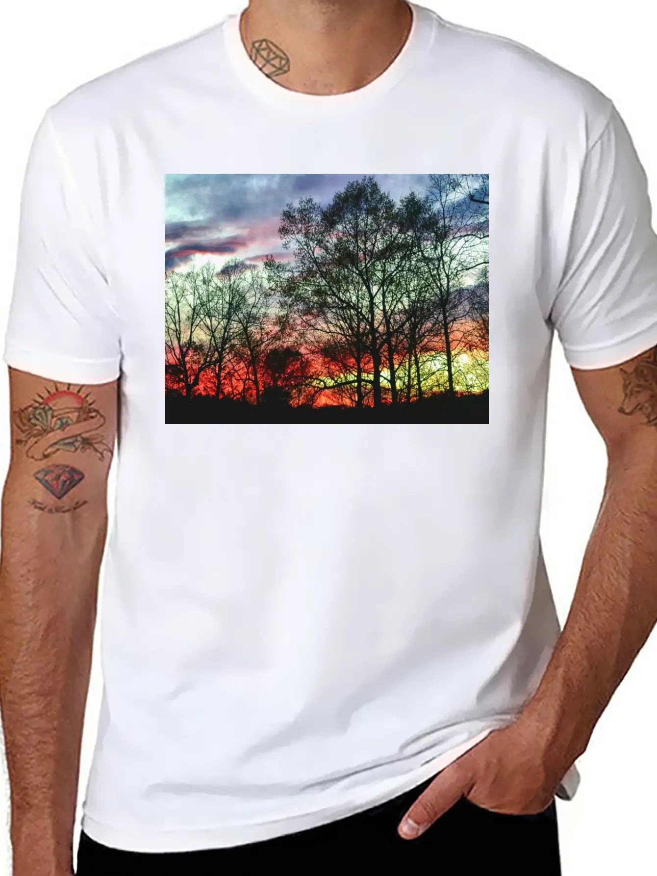 Beautiful Southern Sky T-shirt Stylish Everyday T-Shirt – Unisex Basic Cotton Tee