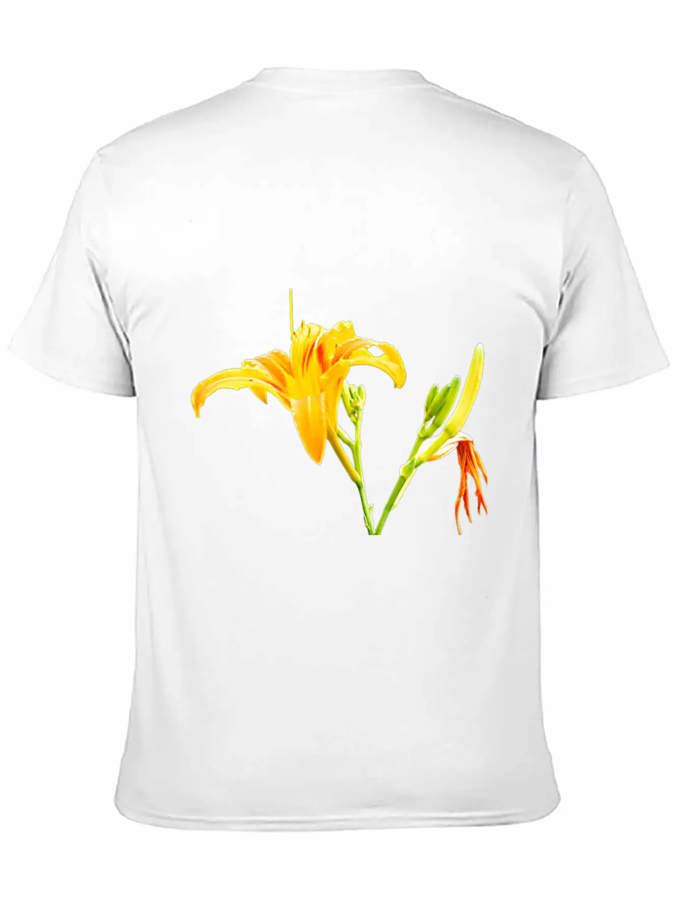Beautiful Yellow Daylily In Full Bloom Timeless Short Sleeve Tee – Comfy And Minimalist Design