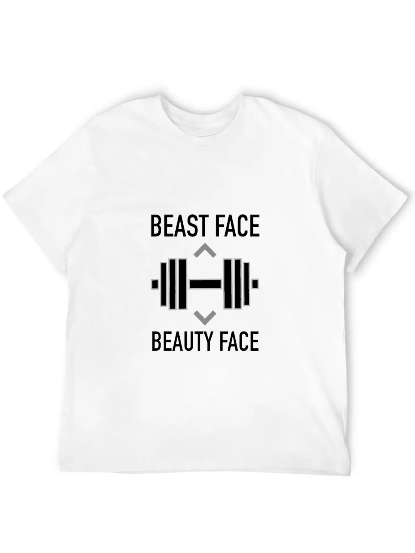 BEAUTY FACE BEAST Basic Graphic T-Shirt – Daily Comfort In Soft Cotton