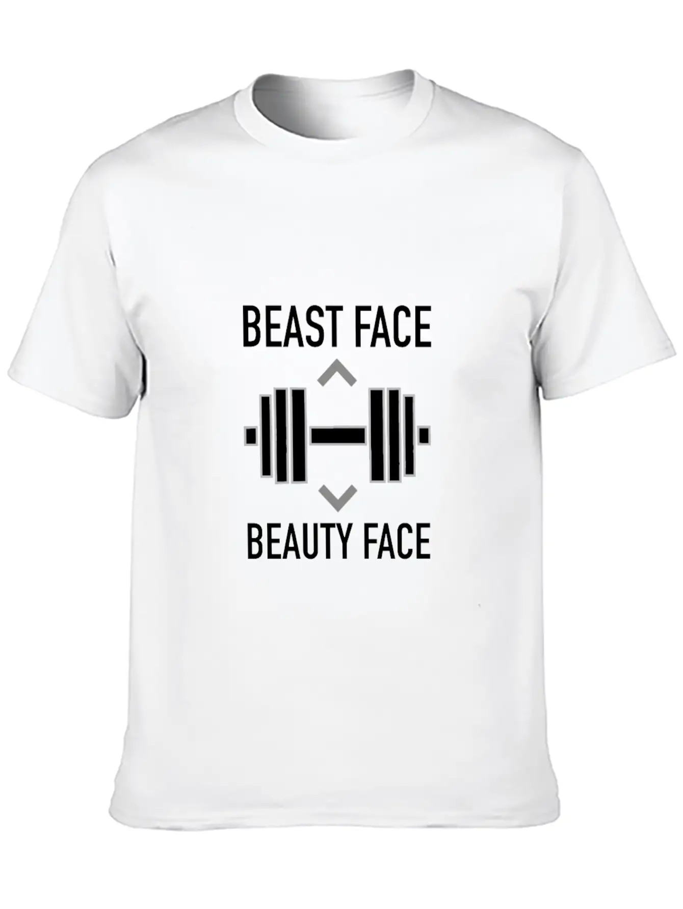 BEAUTY FACE BEAST Basic Graphic T-Shirt – Daily Comfort In Soft Cotton