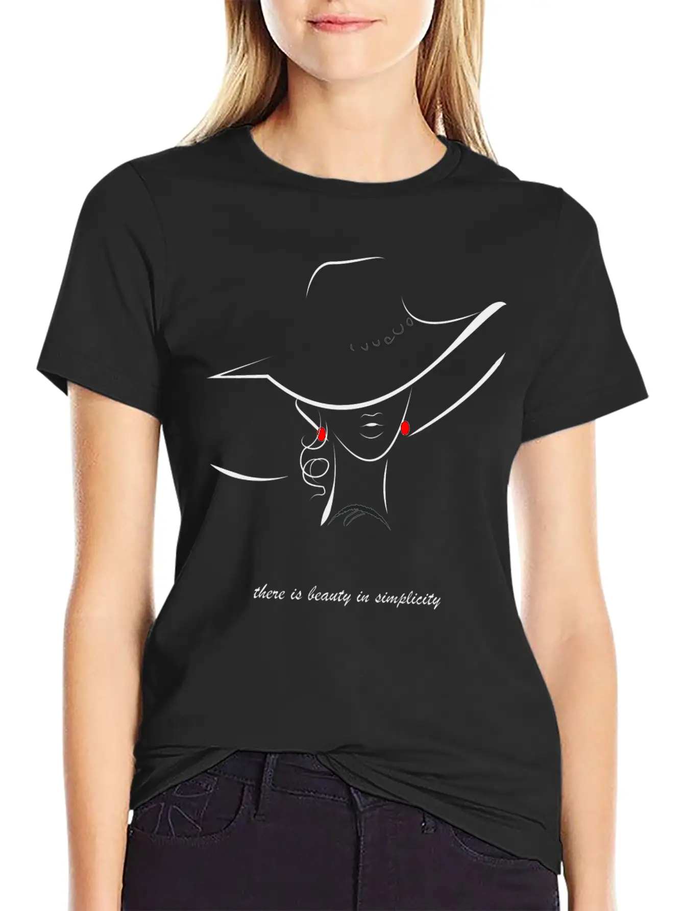 Beauty Is Simple Unisex Short Sleeve Soft Cotton T-Shirt – Casual Everyday Wear