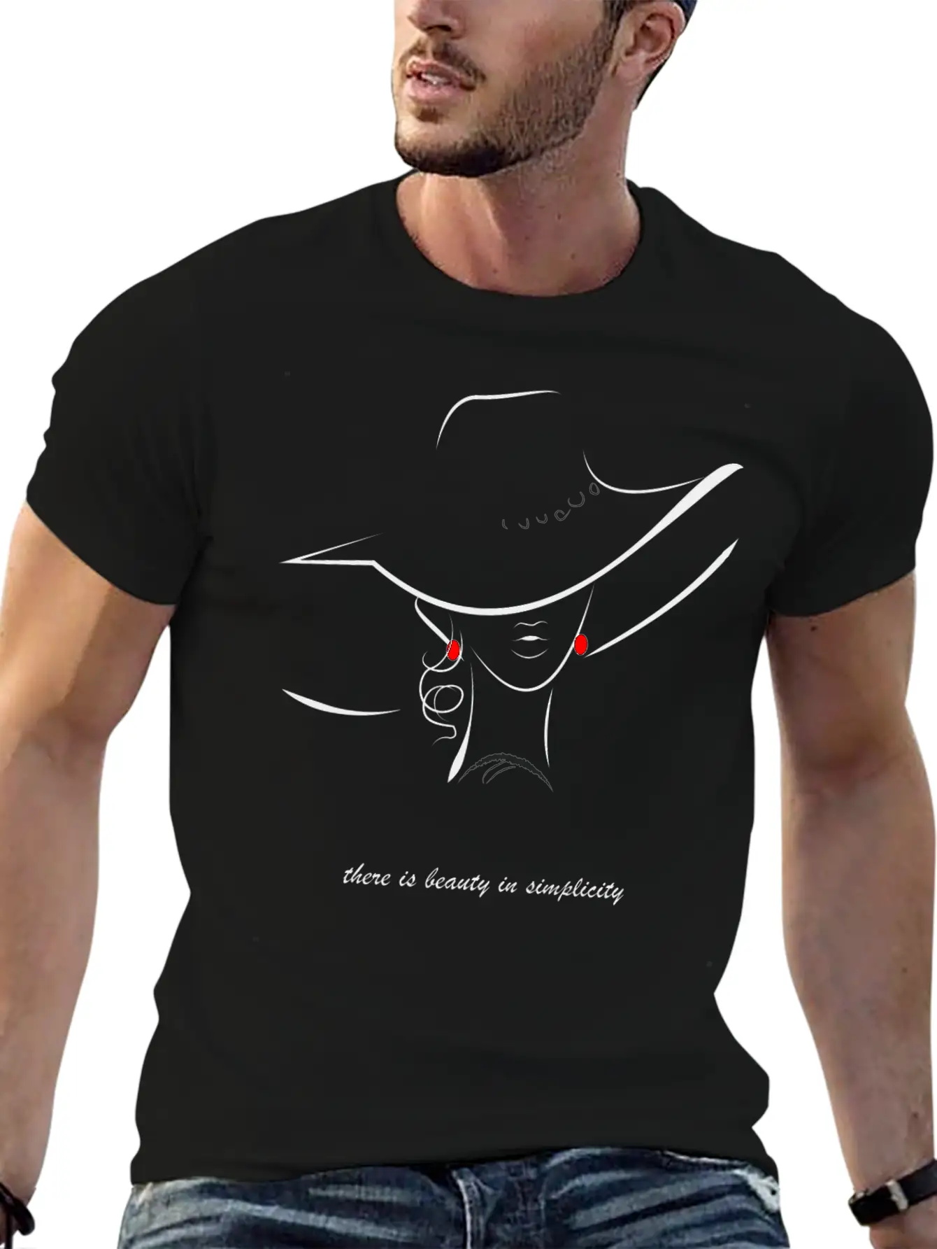 Beauty Is Simple Unisex Short Sleeve Soft Cotton T-Shirt – Casual Everyday Wear