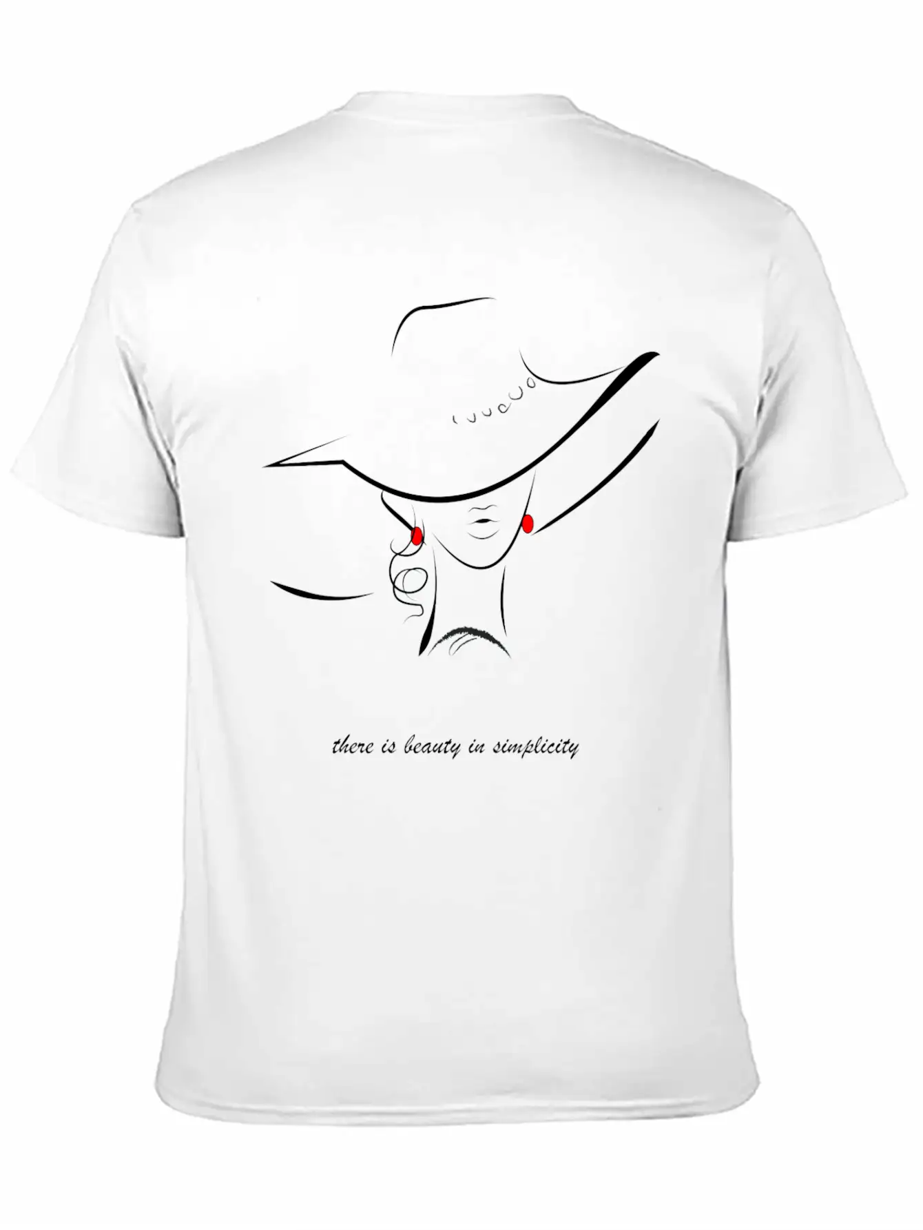 Beauty Is Simple Unisex Short Sleeve Soft Cotton T-Shirt – Casual Everyday Wear