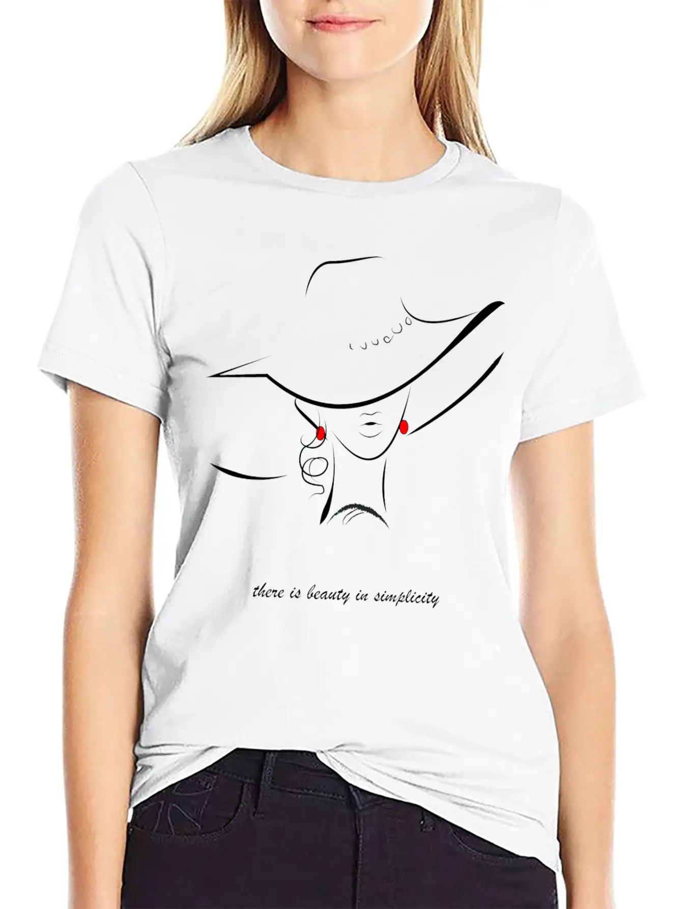 Beauty Is Simple Unisex Short Sleeve Soft Cotton T-Shirt – Casual Everyday Wear