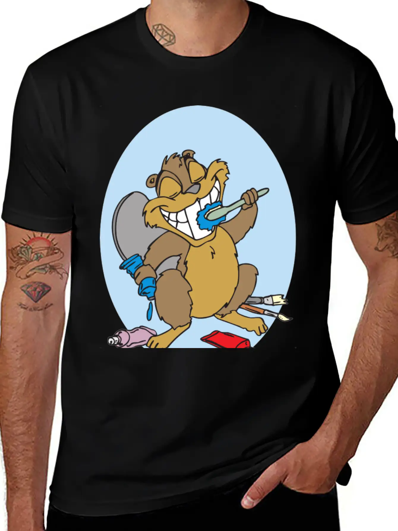 Beaver Relaxed Everyday Tee – Lightweight And Durable Cotton