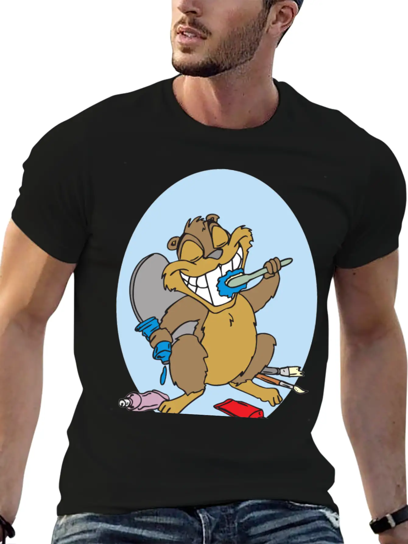 Beaver Relaxed Everyday Tee – Lightweight And Durable Cotton