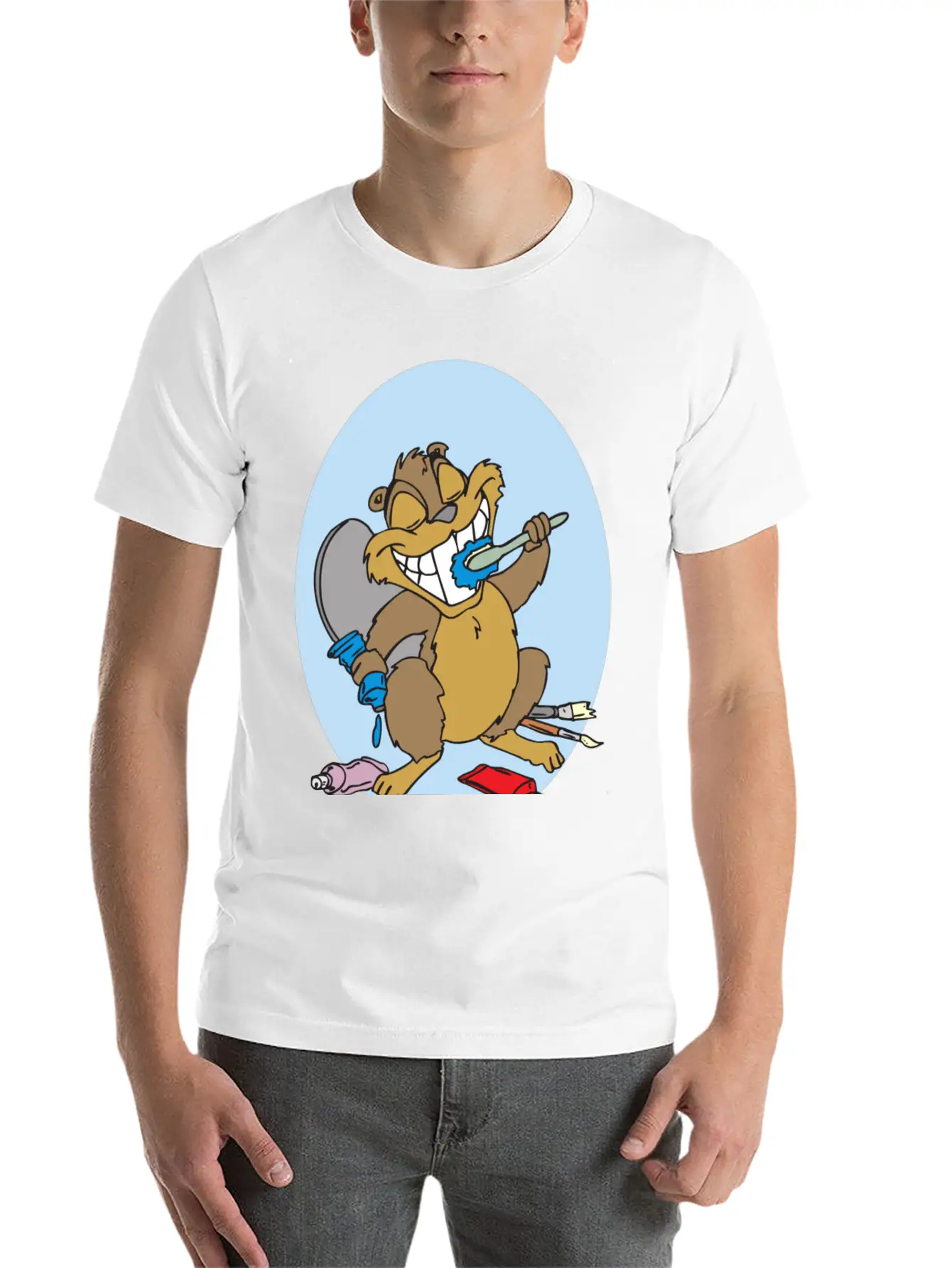 Beaver Relaxed Everyday Tee – Lightweight And Durable Cotton