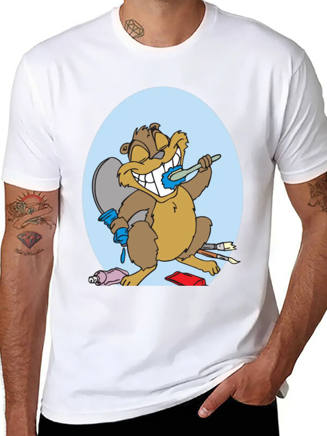 Beaver Relaxed Everyday Tee – Lightweight And Durable Cotton