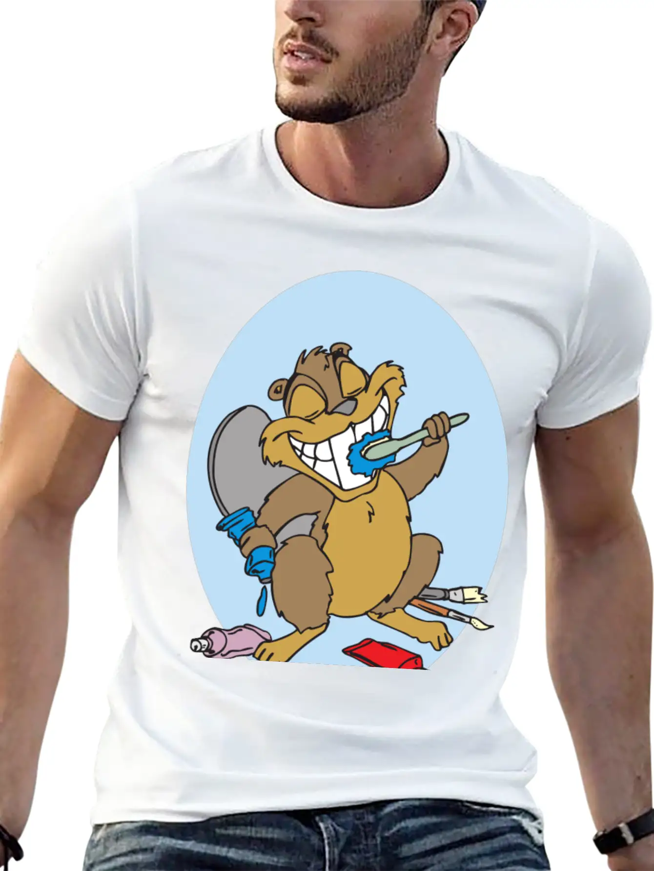 Beaver Relaxed Everyday Tee – Lightweight And Durable Cotton