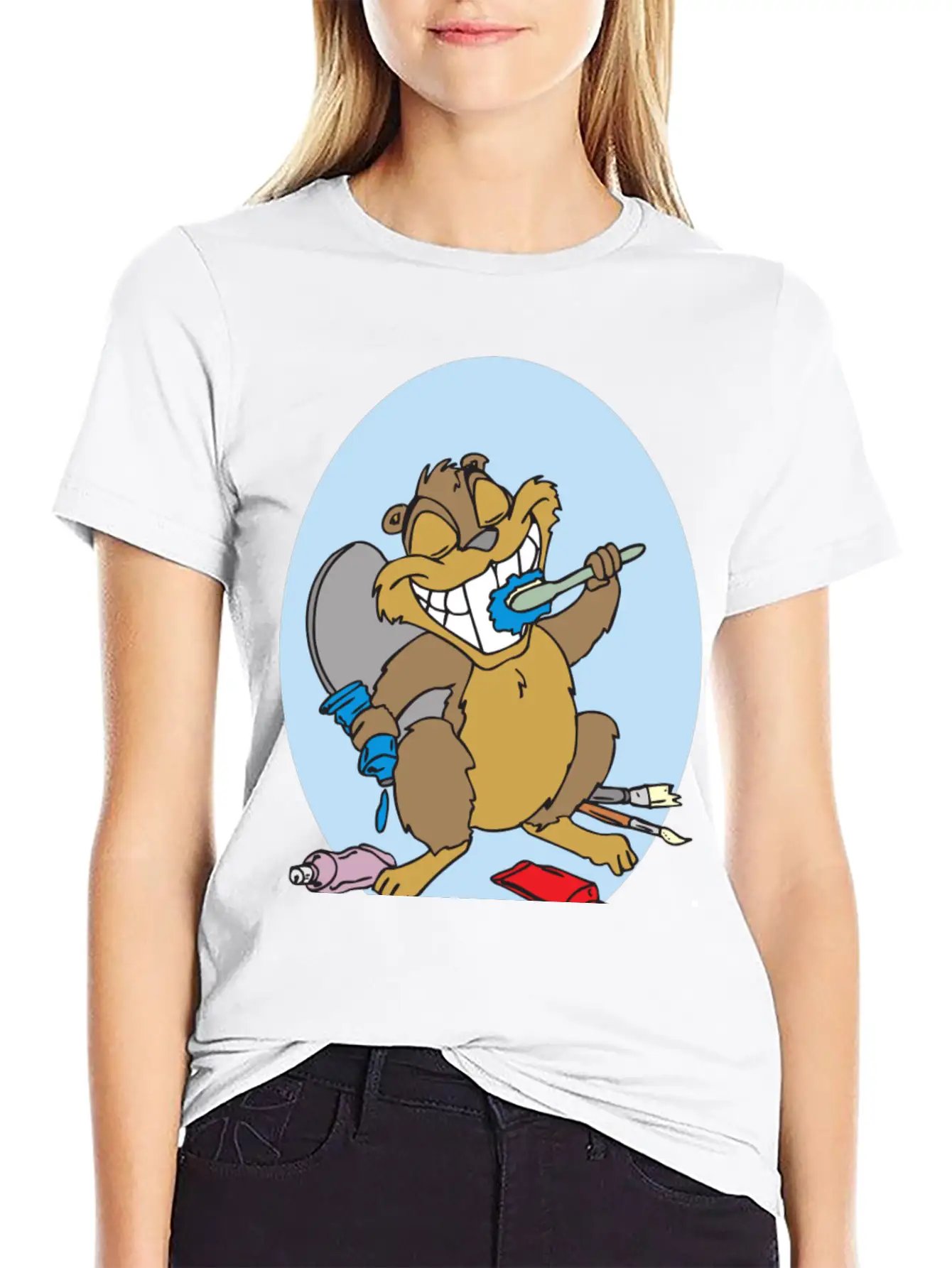 Beaver Relaxed Everyday Tee – Lightweight And Durable Cotton