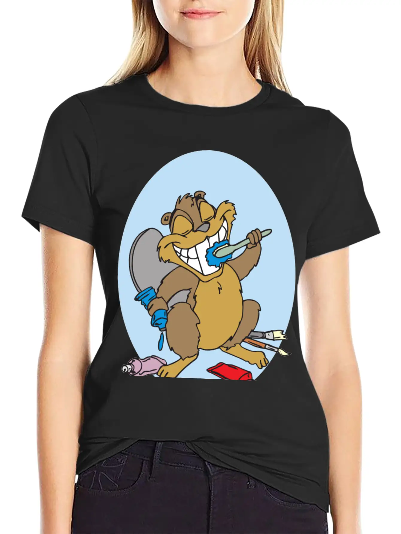 Beaver Relaxed Everyday Tee – Lightweight And Durable Cotton