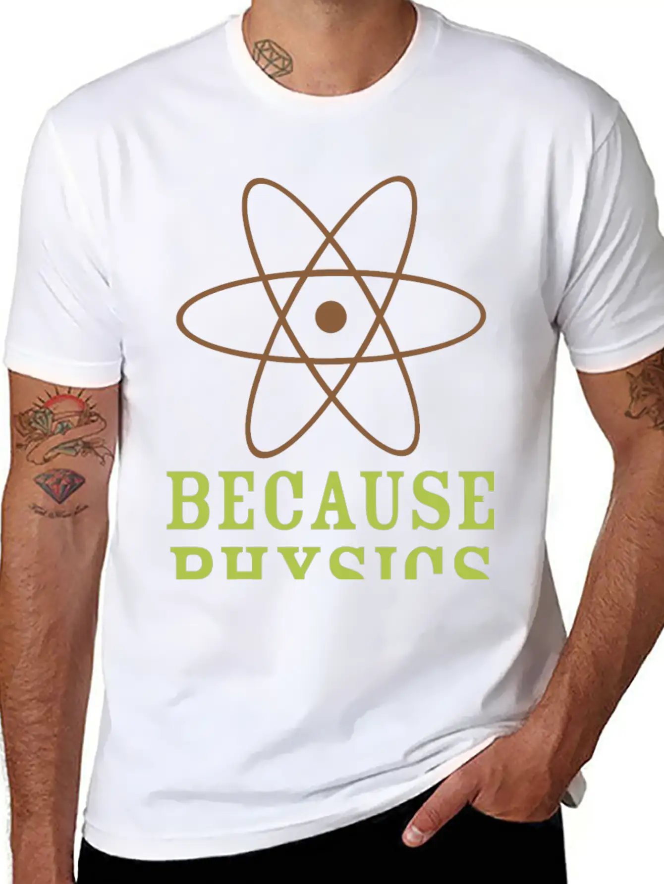 Because Physics T Shirt Stylish Everyday T-Shirt – Unisex Basic Cotton Tee