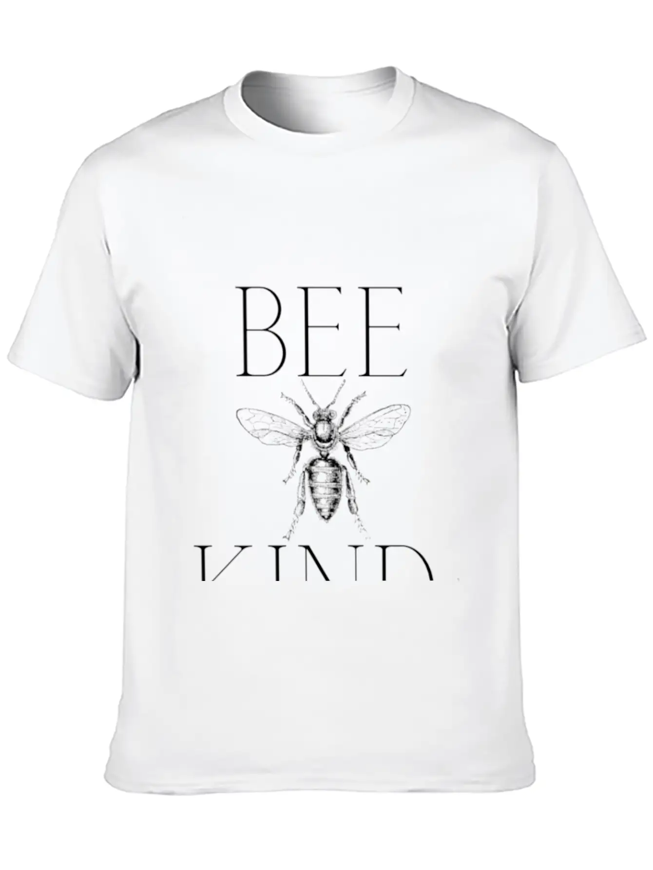 Bee Kind (be Kind) Unisex Short Sleeve Soft Cotton T-Shirt – Casual Everyday Wear