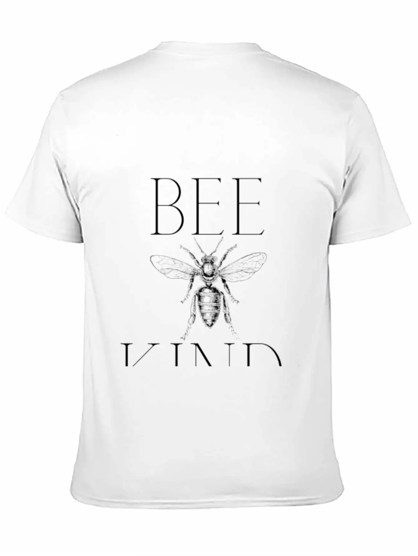 Bee Kind (be Kind) Unisex Short Sleeve Soft Cotton T-Shirt – Casual Everyday Wear