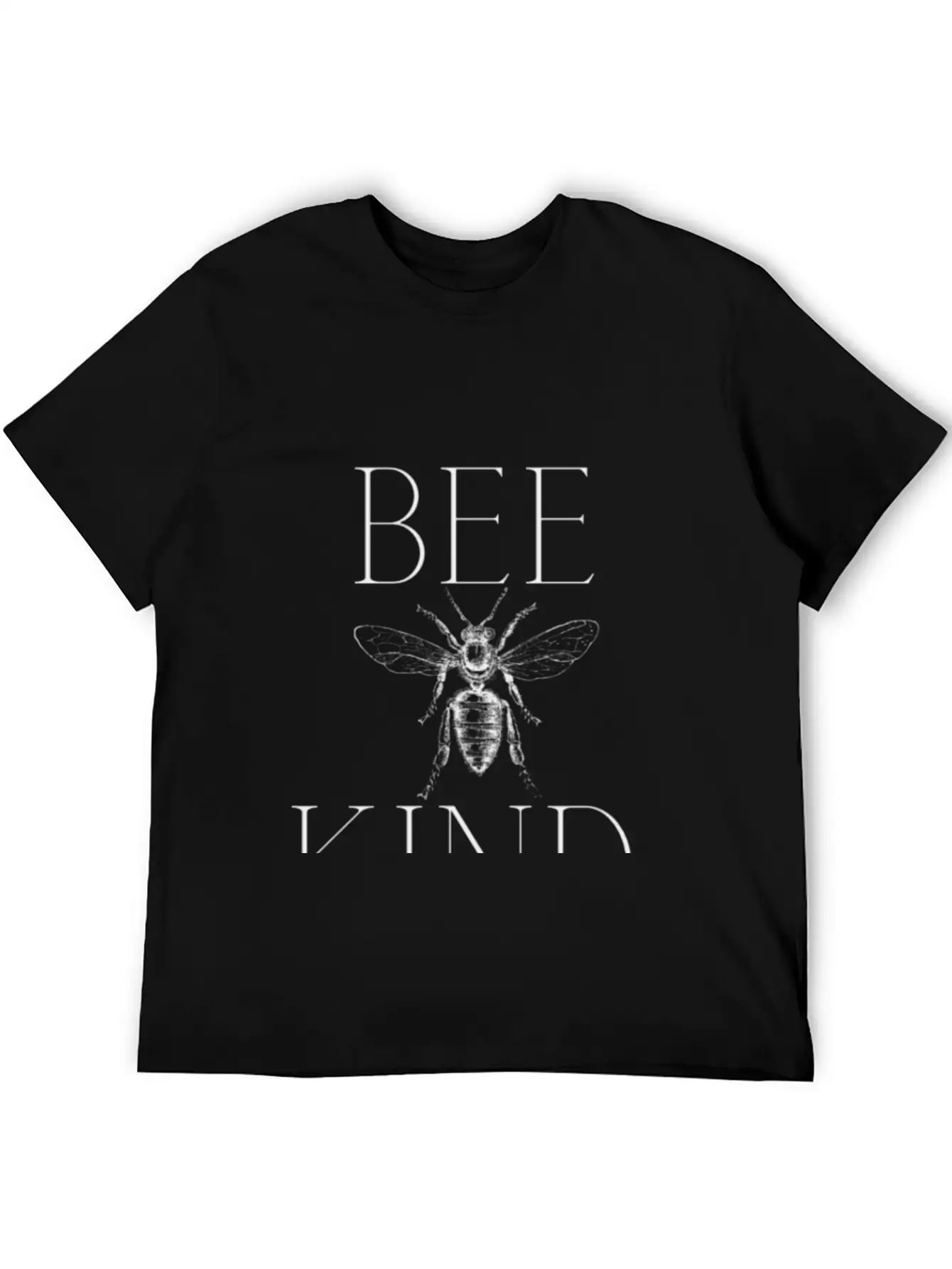 Bee Kind (be Kind) Unisex Short Sleeve Soft Cotton T-Shirt – Casual Everyday Wear
