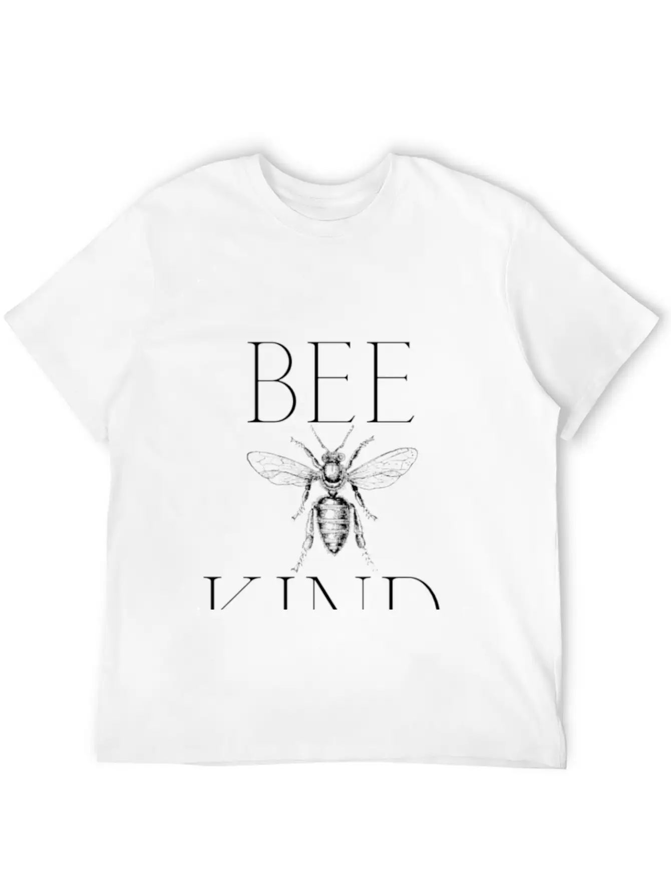 Bee Kind (be Kind) Unisex Short Sleeve Soft Cotton T-Shirt – Casual Everyday Wear
