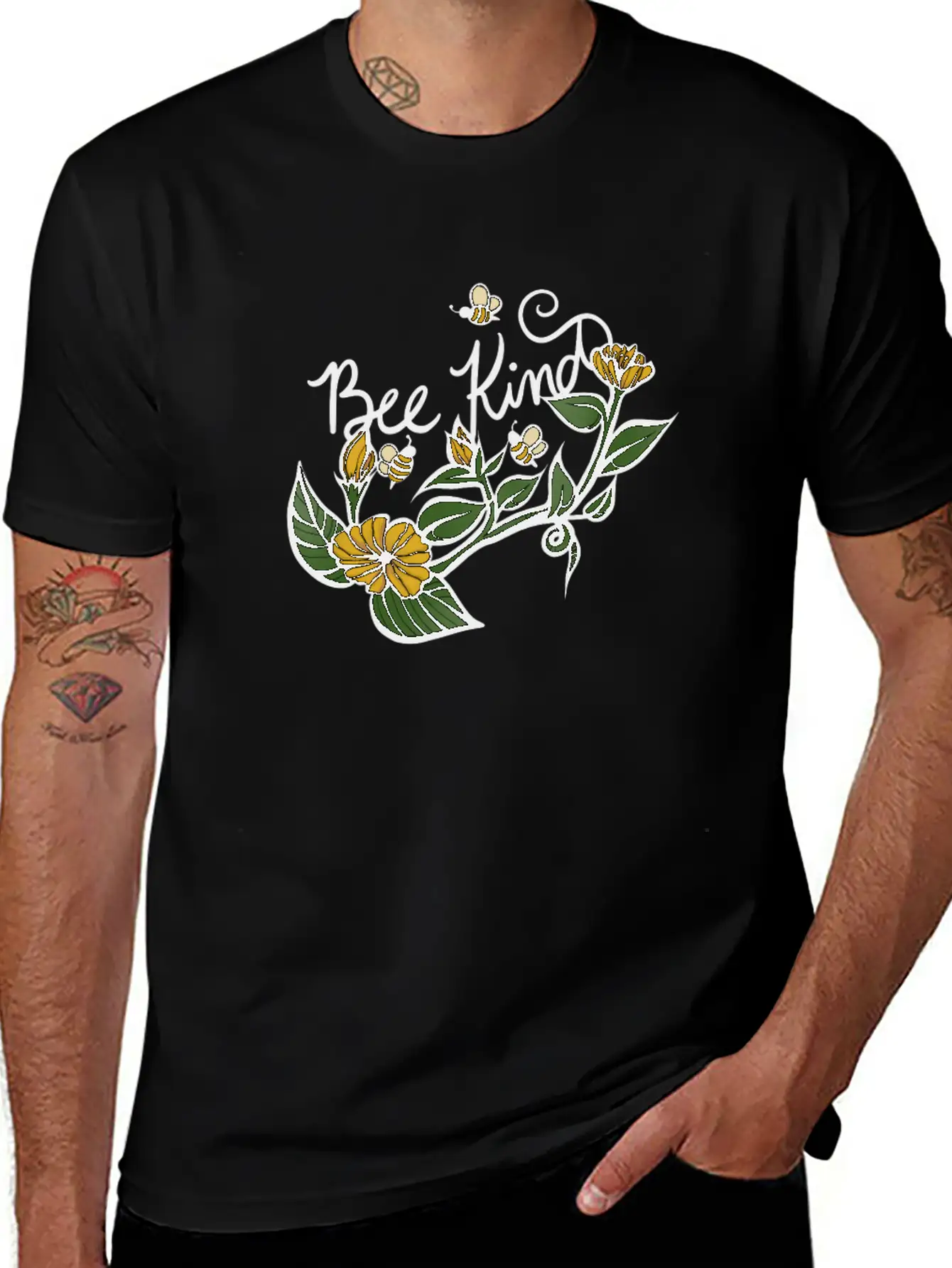 Bee Kind Stylish Everyday T-Shirt – Unisex Basic Cotton Tee