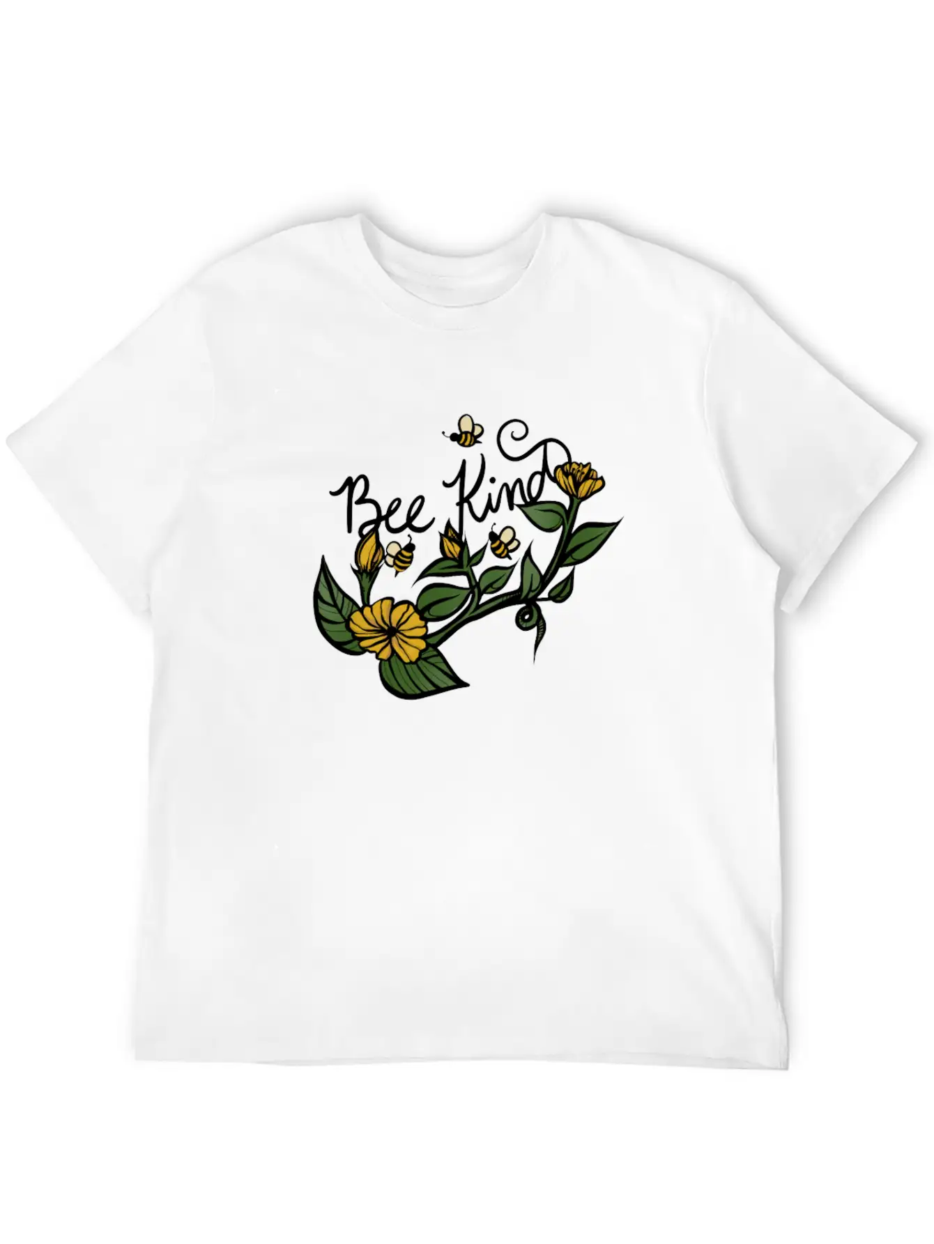 Bee Kind Stylish Everyday T-Shirt – Unisex Basic Cotton Tee