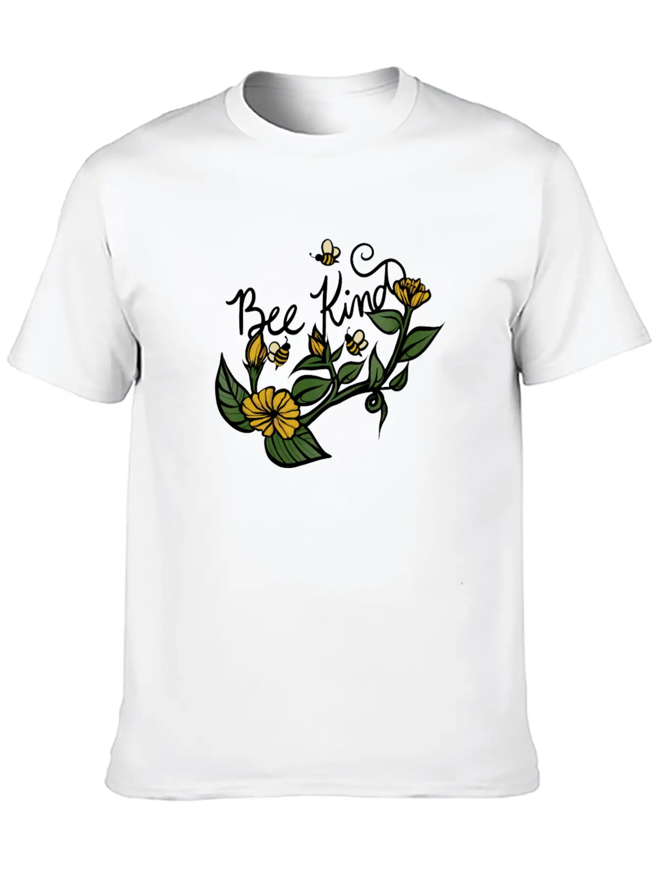 Bee Kind Stylish Everyday T-Shirt – Unisex Basic Cotton Tee