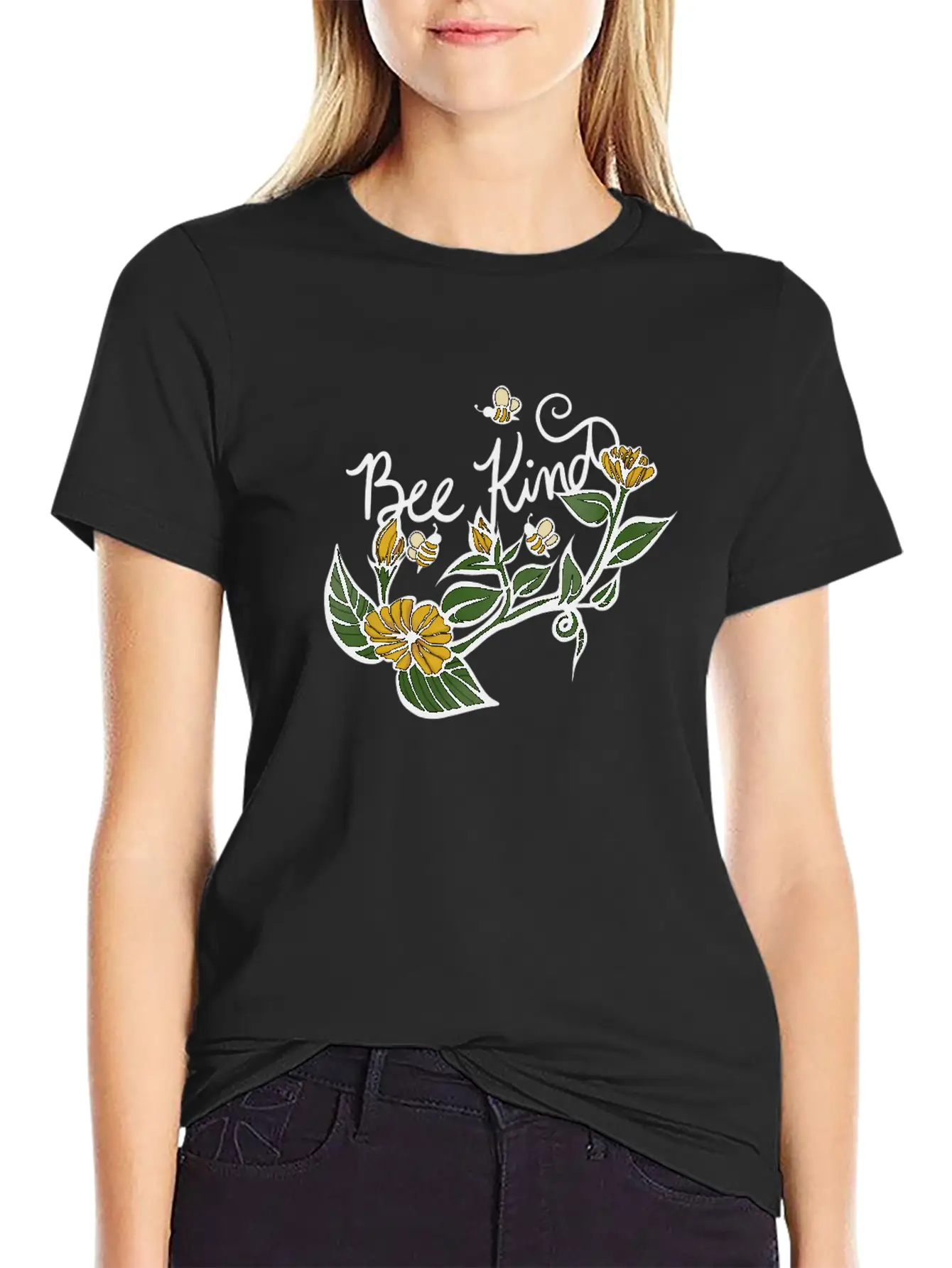 Bee Kind Stylish Everyday T-Shirt – Unisex Basic Cotton Tee