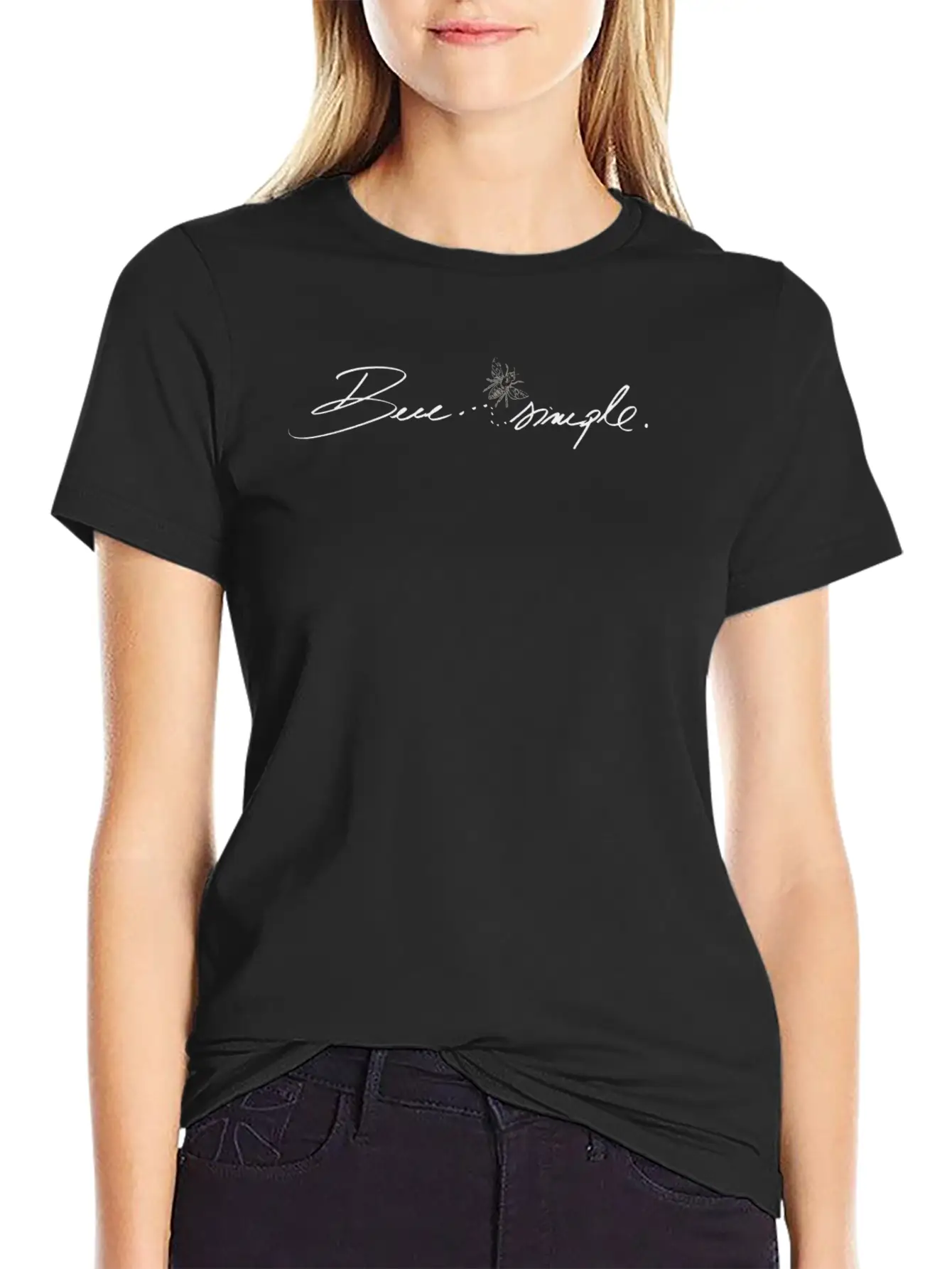 Beee Simple Original Colors Basic Graphic T-Shirt – Daily Comfort In Soft Cotton