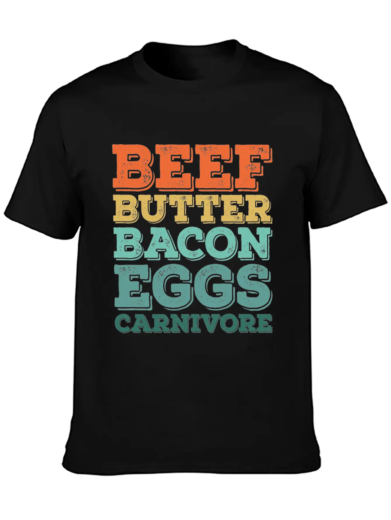 Beef Butter Bacon Eggs Carnivore Stylish Everyday T-Shirt – Unisex Basic Cotton Tee