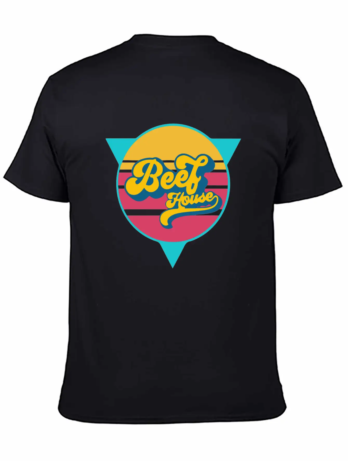 Beef House Retro Comfortable Minimalist Graphic Tee – Summer Style Essential