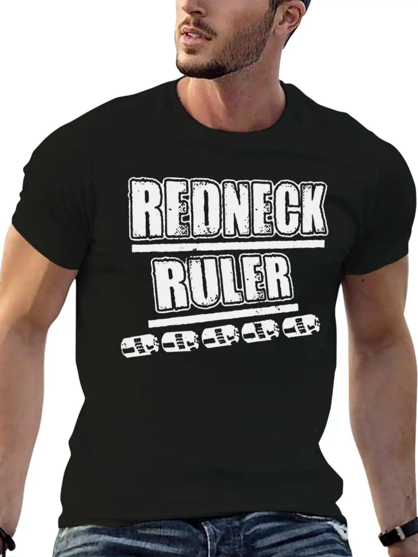 Beer Can Funny Redneck Life Clothing Basic Graphic T-Shirt – Daily Comfort In Soft Cotton