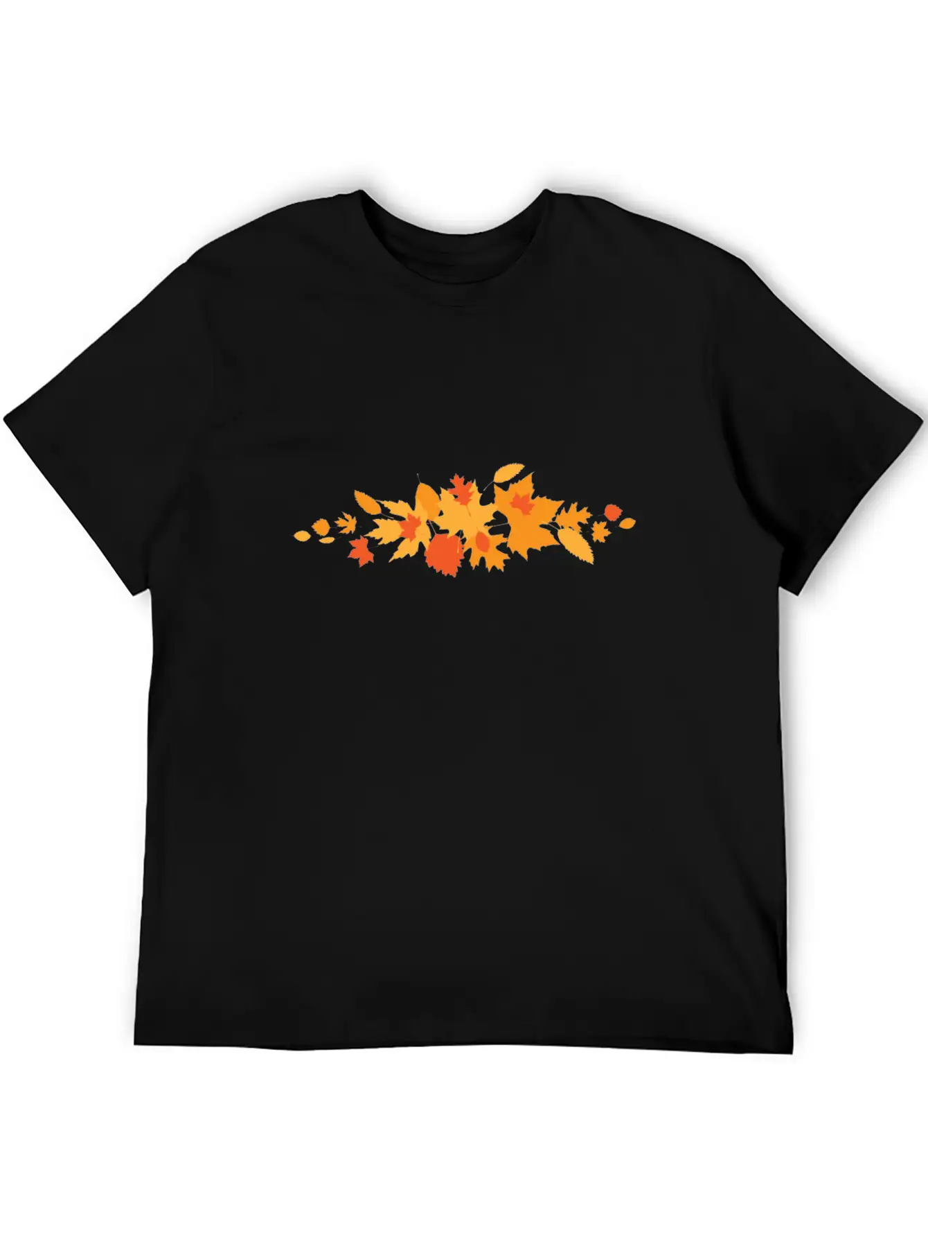 Beginning Of Autumn With Leaves Stylish Everyday T-Shirt – Unisex Basic Cotton Tee