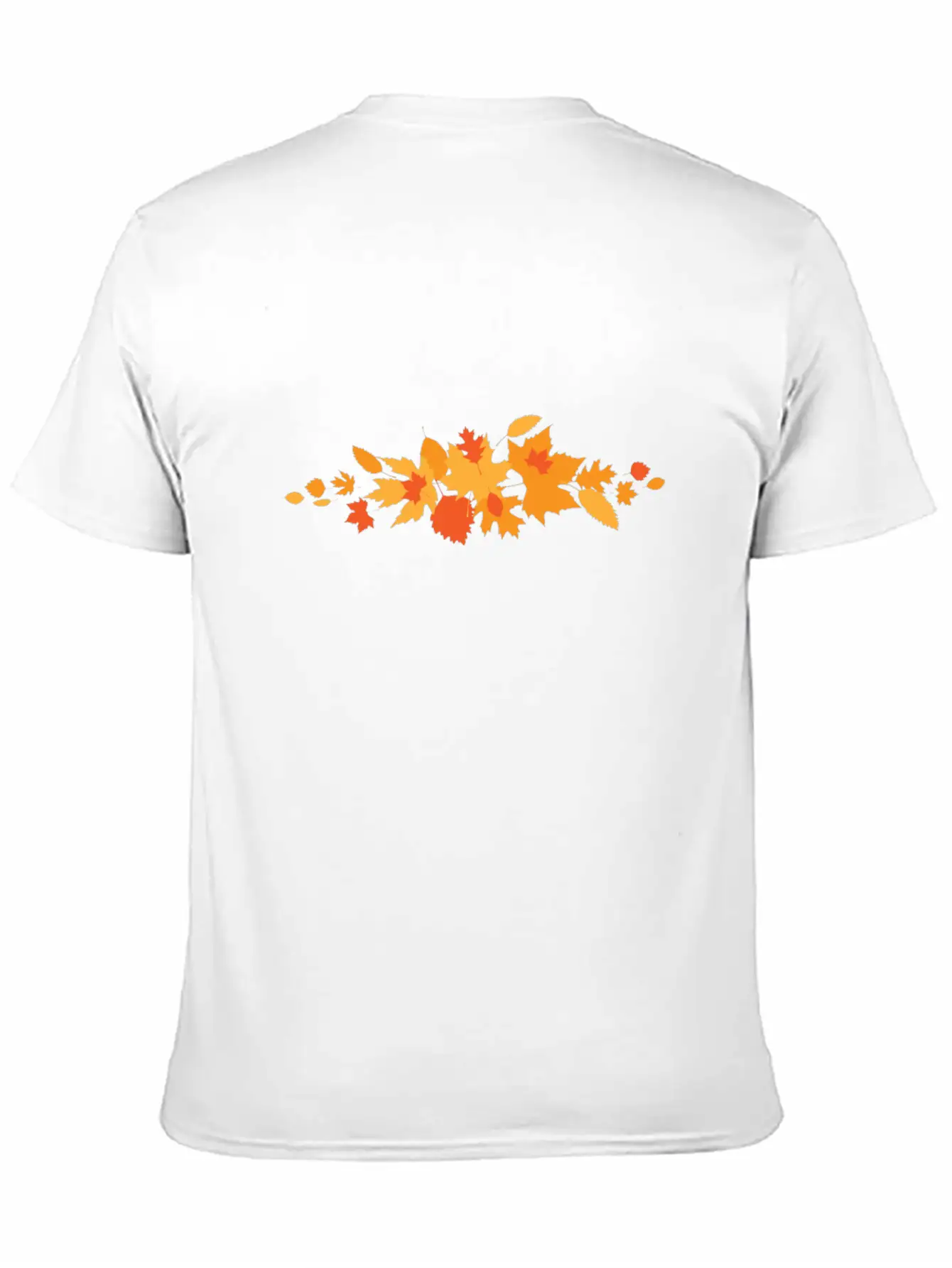 Beginning Of Autumn With Leaves Stylish Everyday T-Shirt – Unisex Basic Cotton Tee