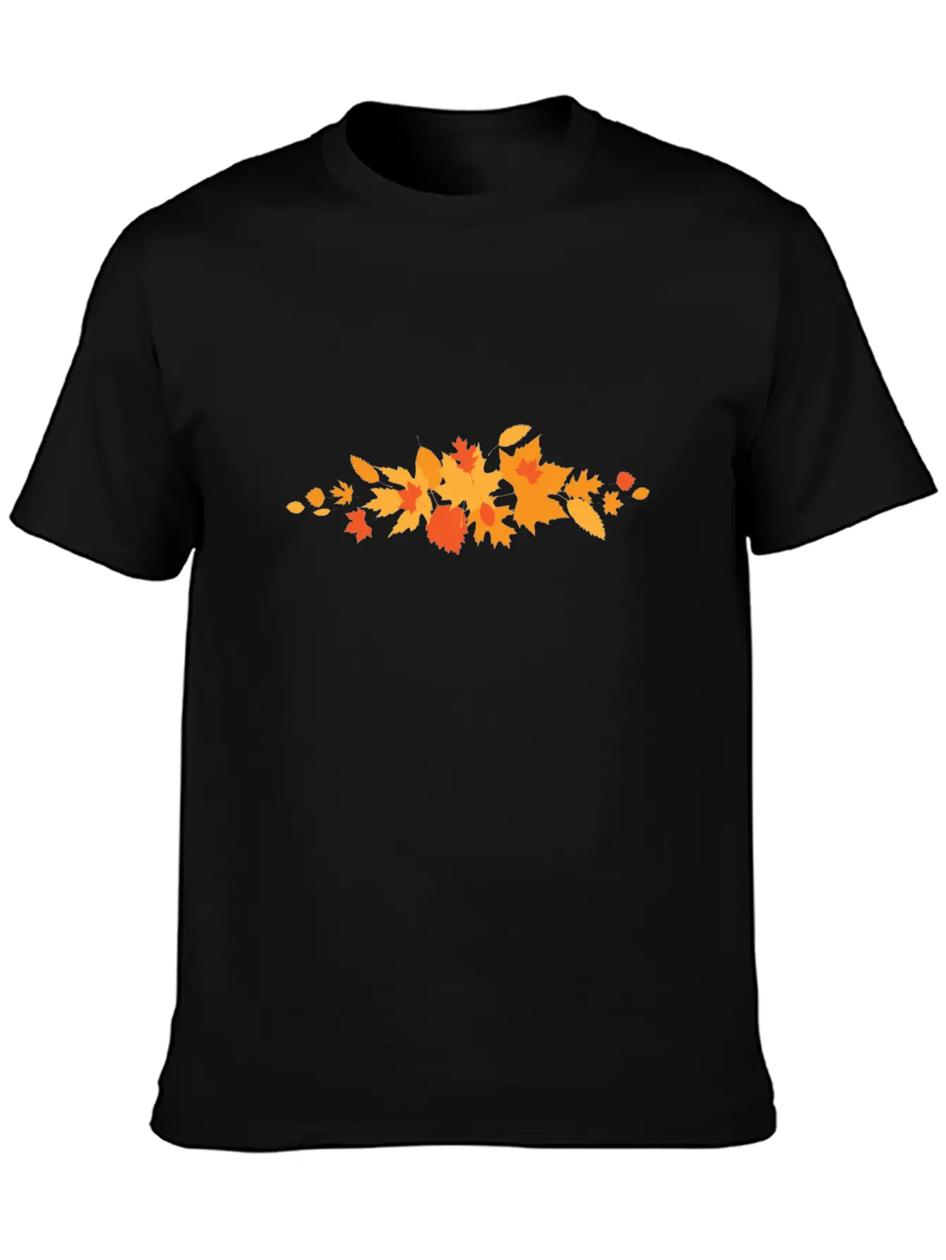 Beginning Of Autumn With Leaves Stylish Everyday T-Shirt – Unisex Basic Cotton Tee