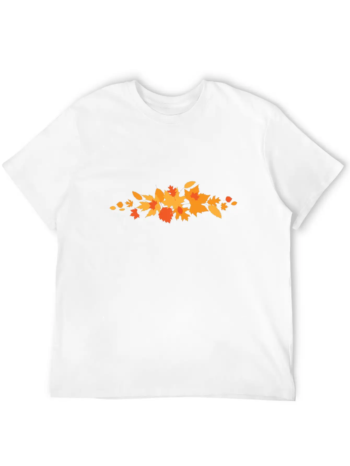 Beginning Of Autumn With Leaves Stylish Everyday T-Shirt – Unisex Basic Cotton Tee