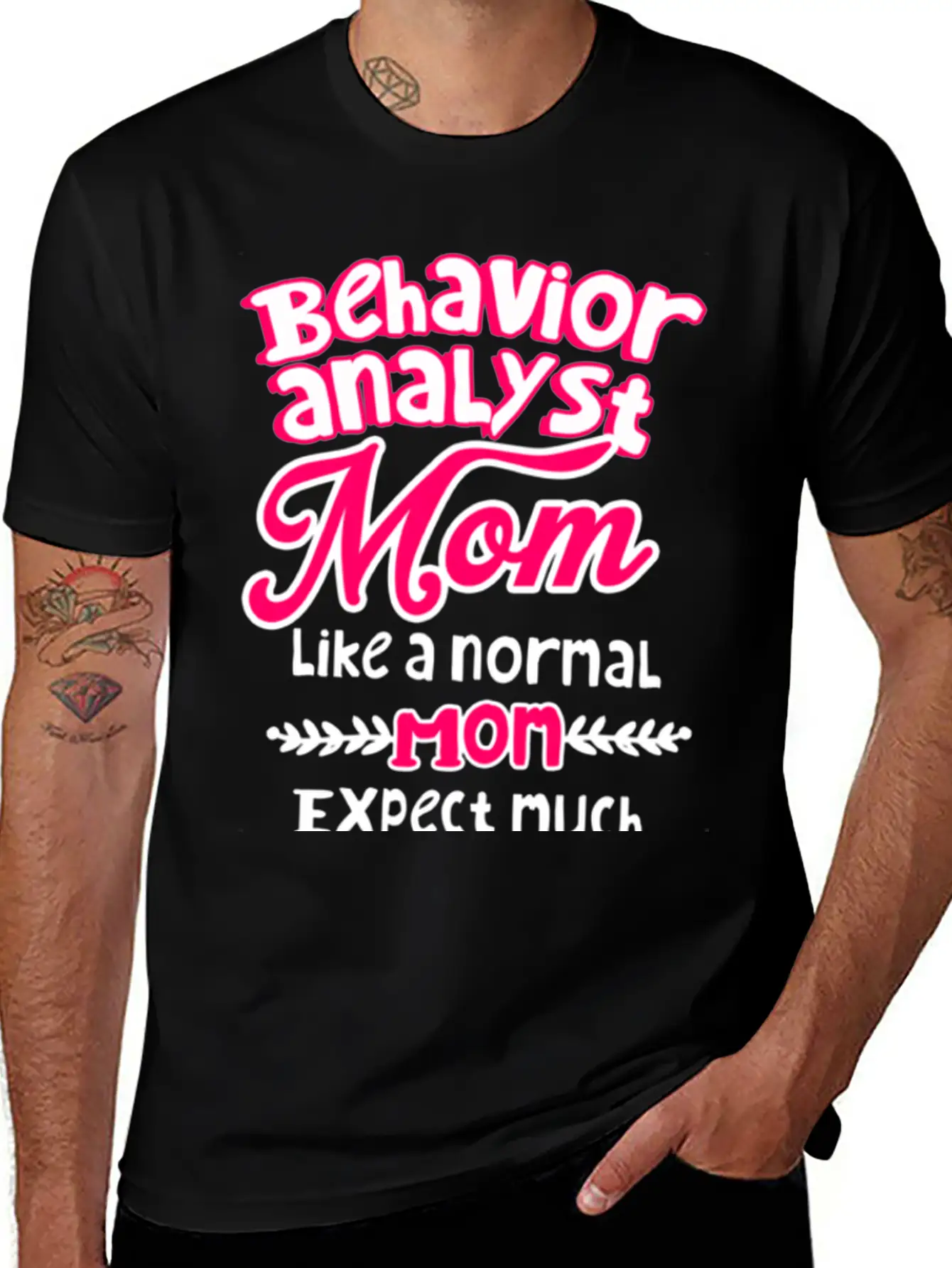 Behavior Analyst Mom Basic Graphic T-Shirt – Daily Comfort In Soft Cotton