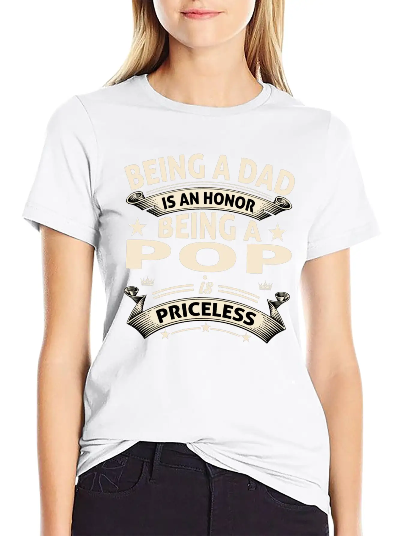 BEING A POP Stylish Everyday T-Shirt – Unisex Basic Cotton Tee