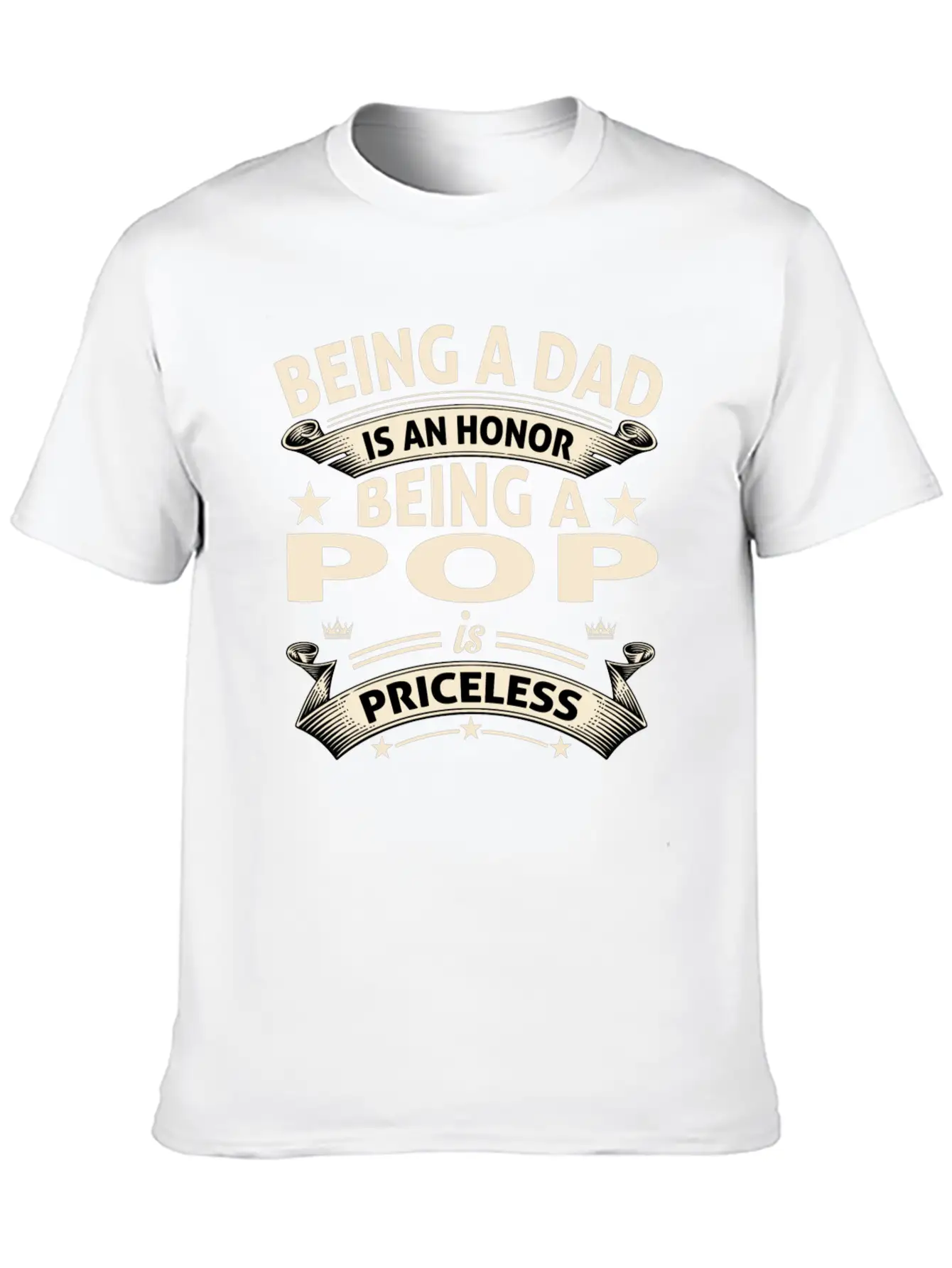 BEING A POP Stylish Everyday T-Shirt – Unisex Basic Cotton Tee