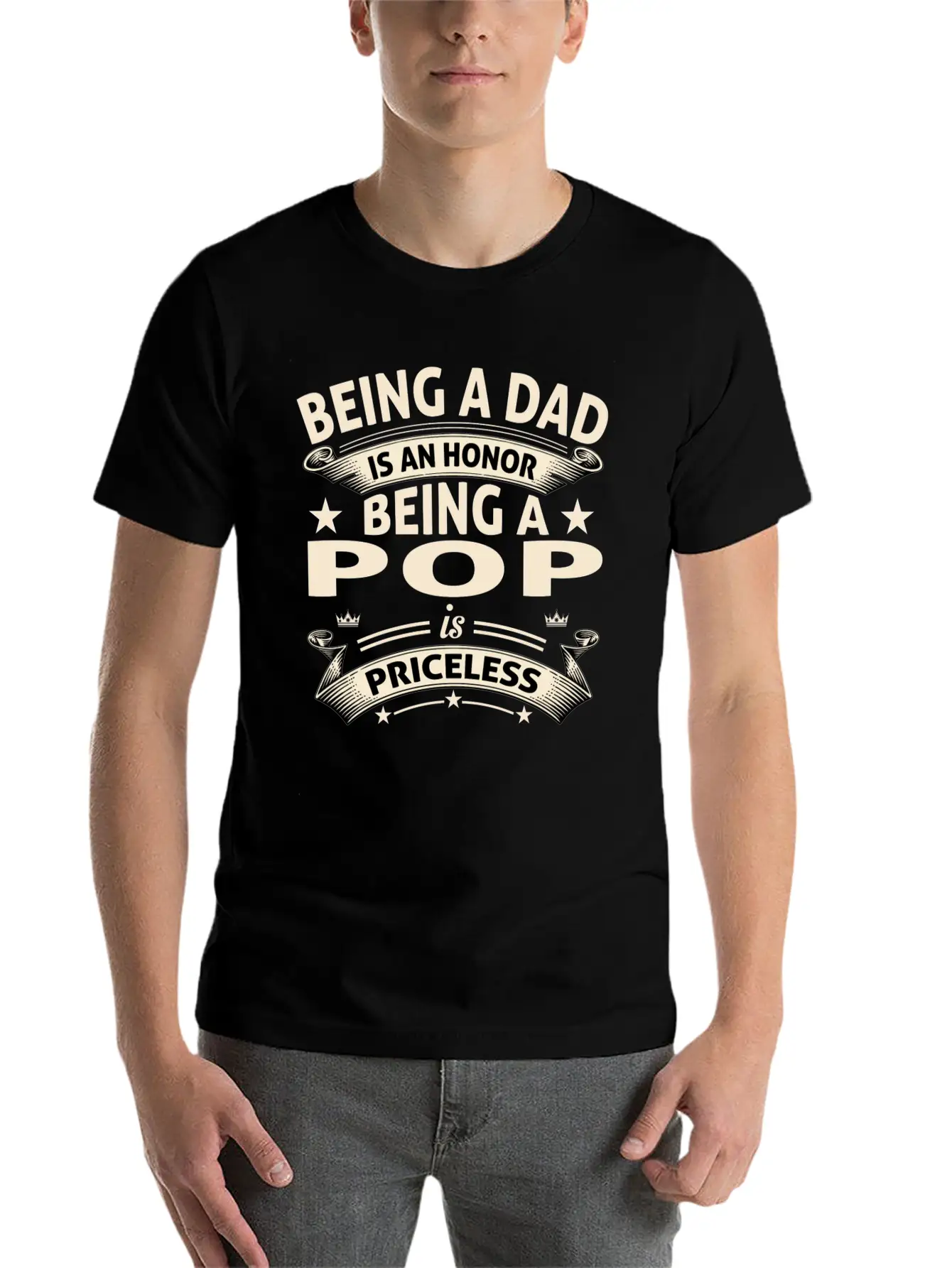 BEING A POP Stylish Everyday T-Shirt – Unisex Basic Cotton Tee