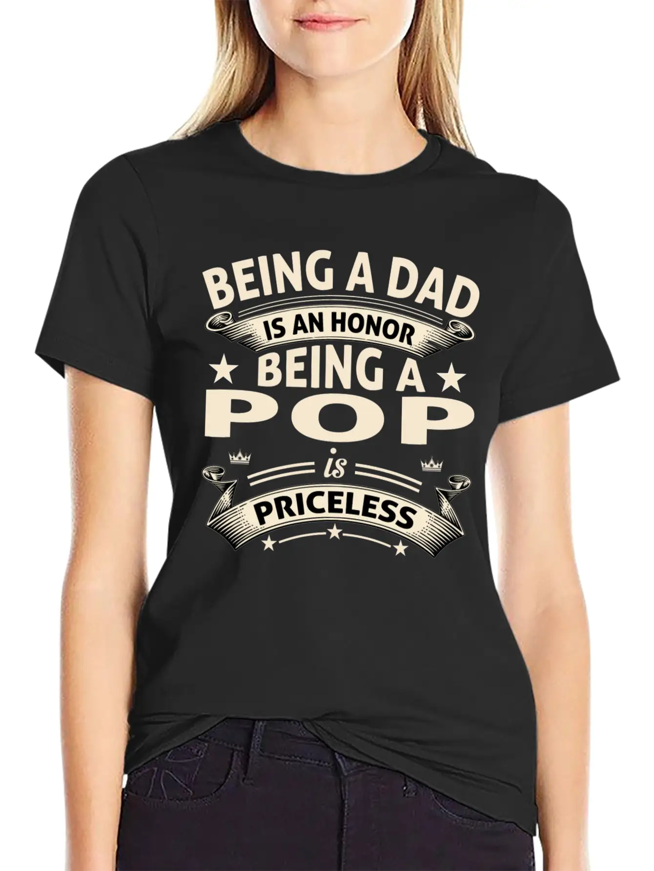 BEING A POP Stylish Everyday T-Shirt – Unisex Basic Cotton Tee