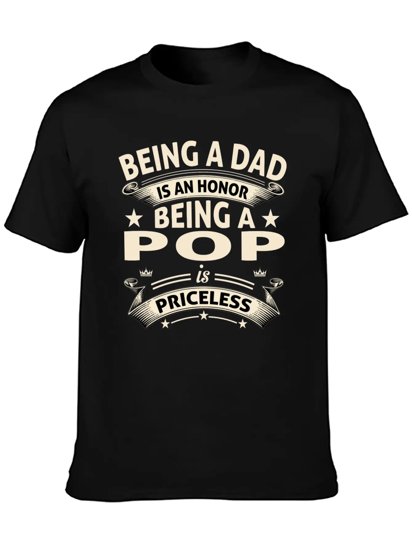 BEING A POP Stylish Everyday T-Shirt – Unisex Basic Cotton Tee