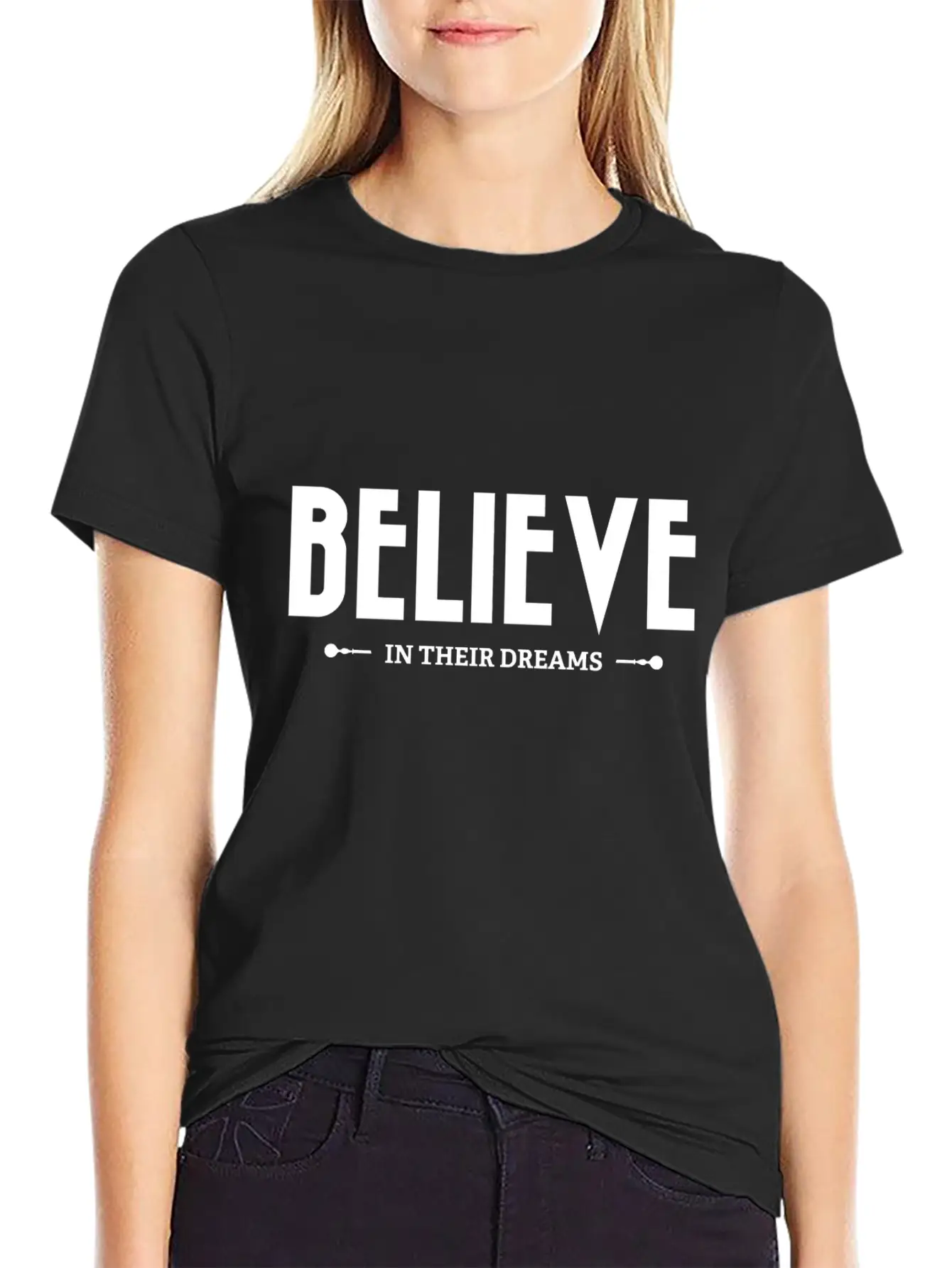 Believe In Their Dreams Unisex Short Sleeve Soft Cotton T-Shirt – Casual Everyday Wear