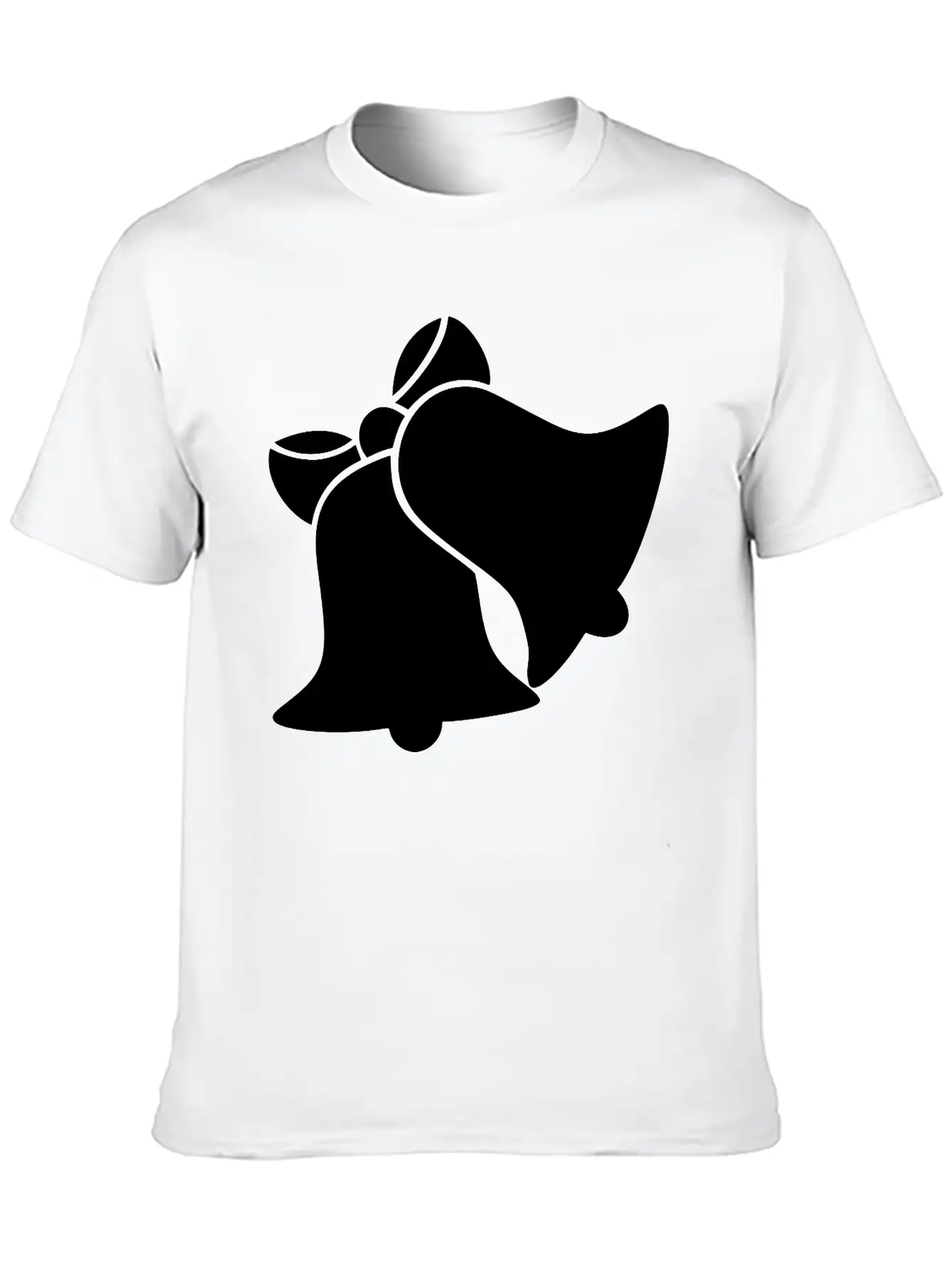 Bells Silhouette Unisex Short Sleeve Soft Cotton T-Shirt – Casual Everyday Wear